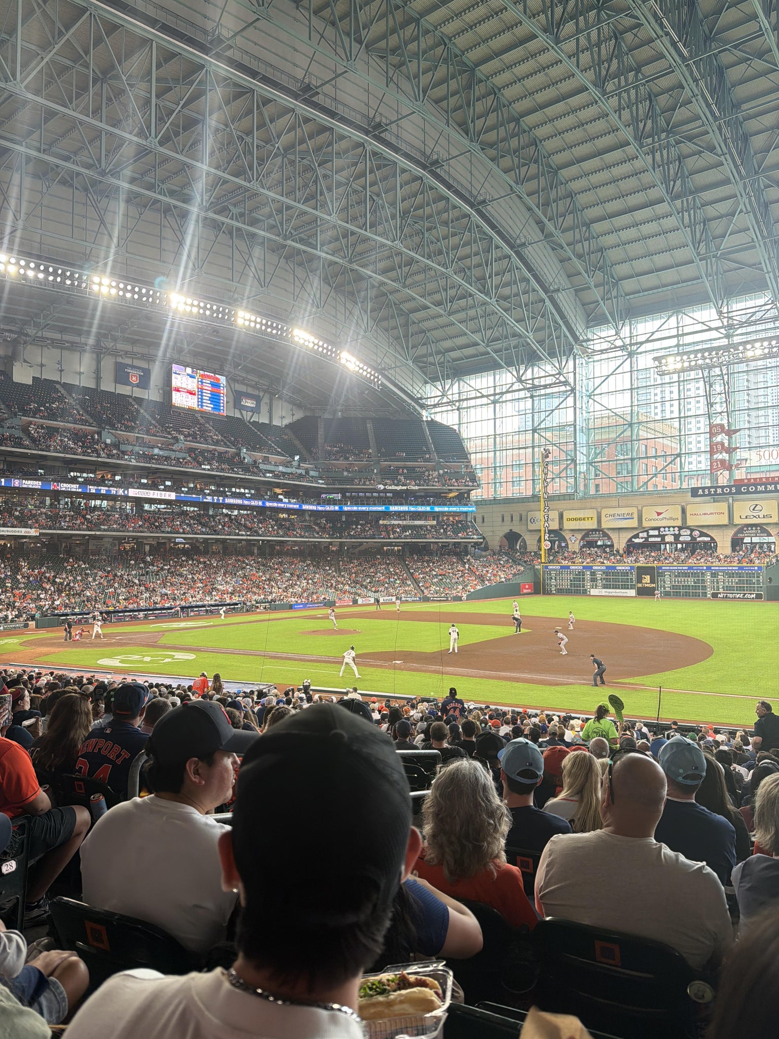 Real Fan View taken from Section 128 at Daikin Park by Anonymous User