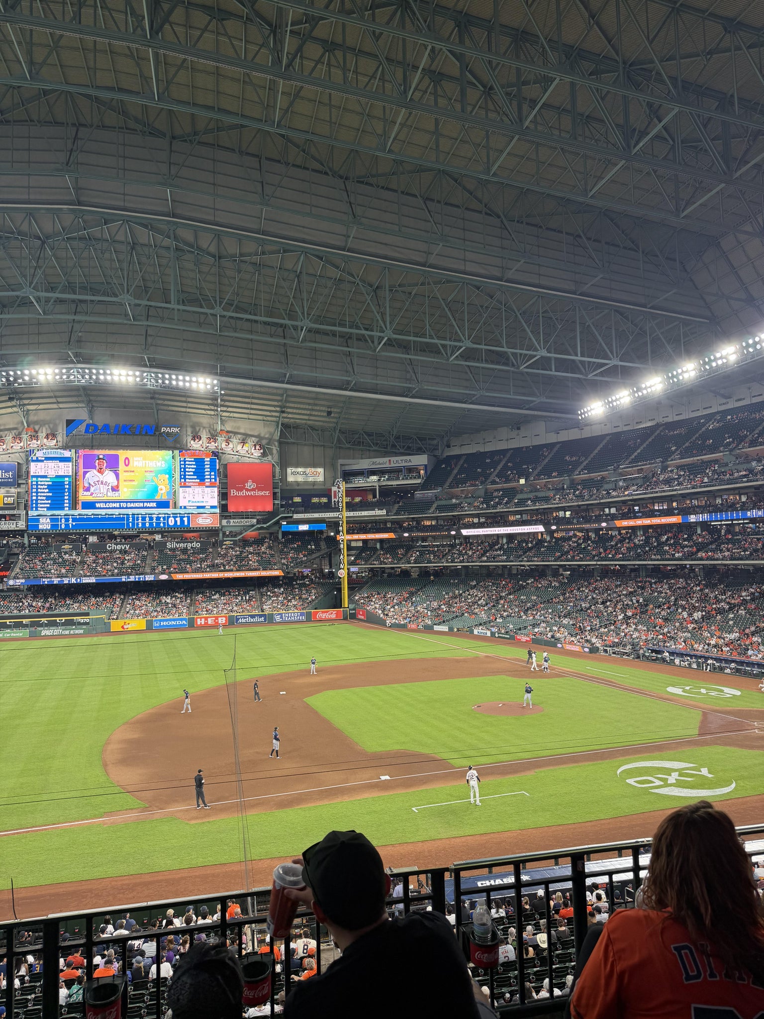 Real Fan View taken from Section 128 at Daikin Park by George C