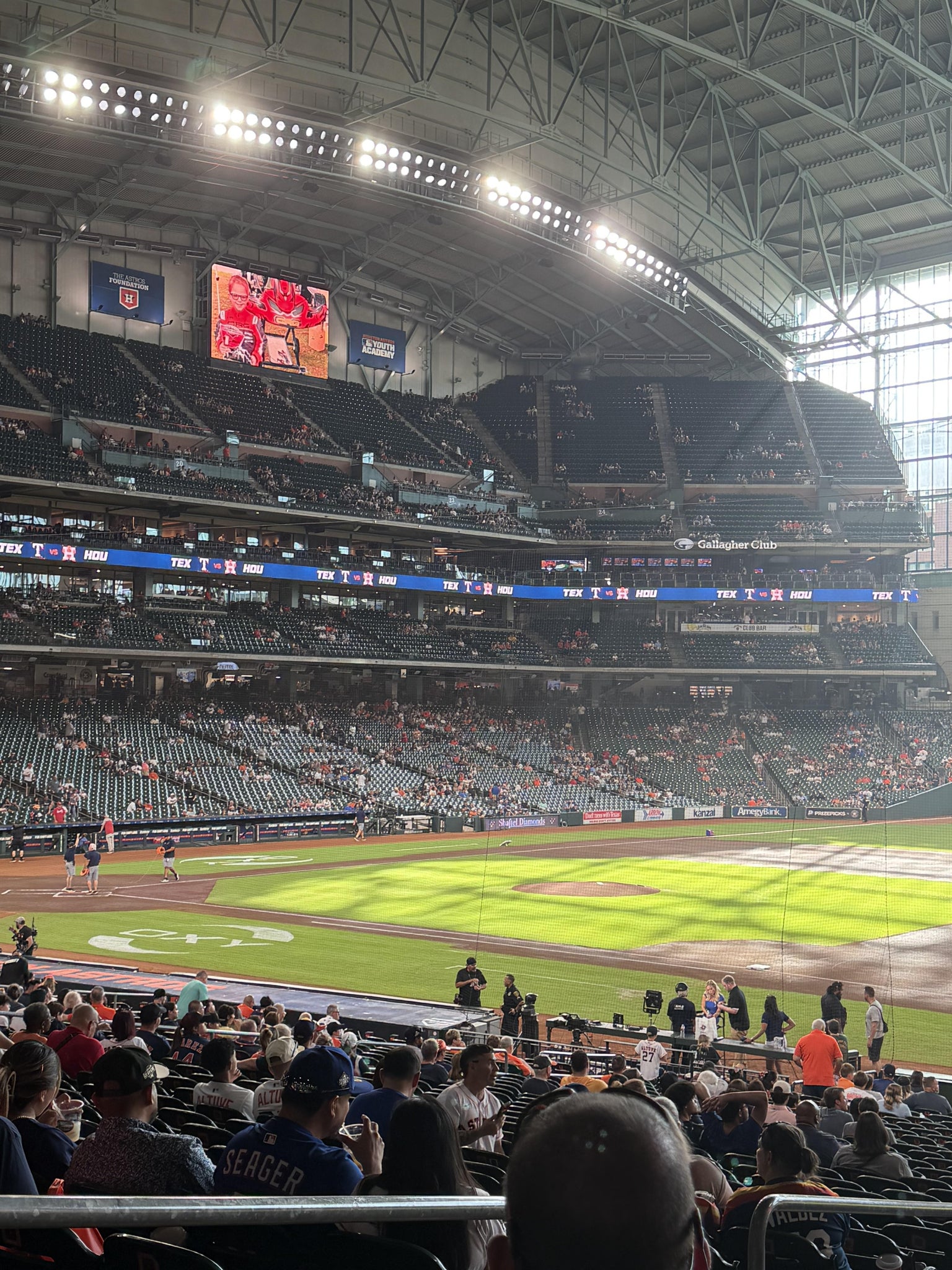 Real Fan View taken from Section 128 at Daikin Park by Anonymous User