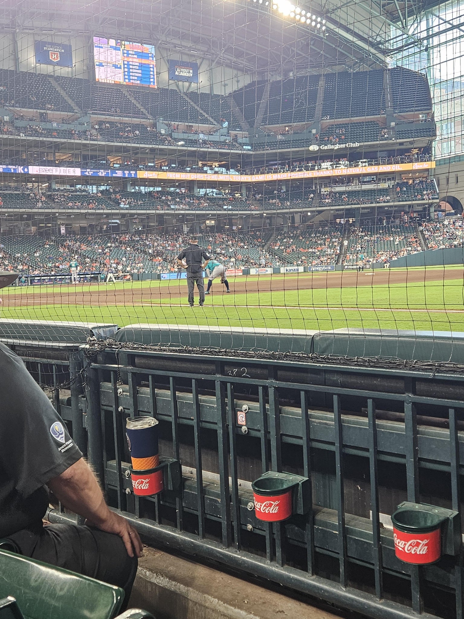 Real Fan View taken from Section 129 at Daikin Park by Jimmy R
