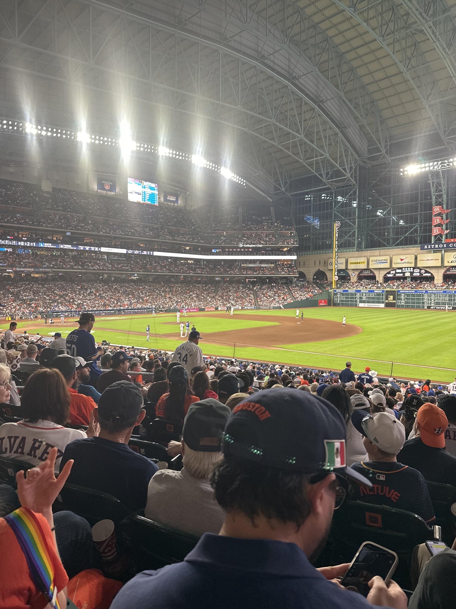 Real Fan View taken from Section 129 at Daikin Park by Cole W
