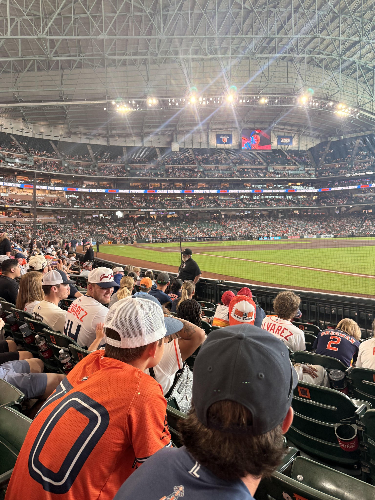 Real Fan View taken from Section 131 at Daikin Park by Sheli J