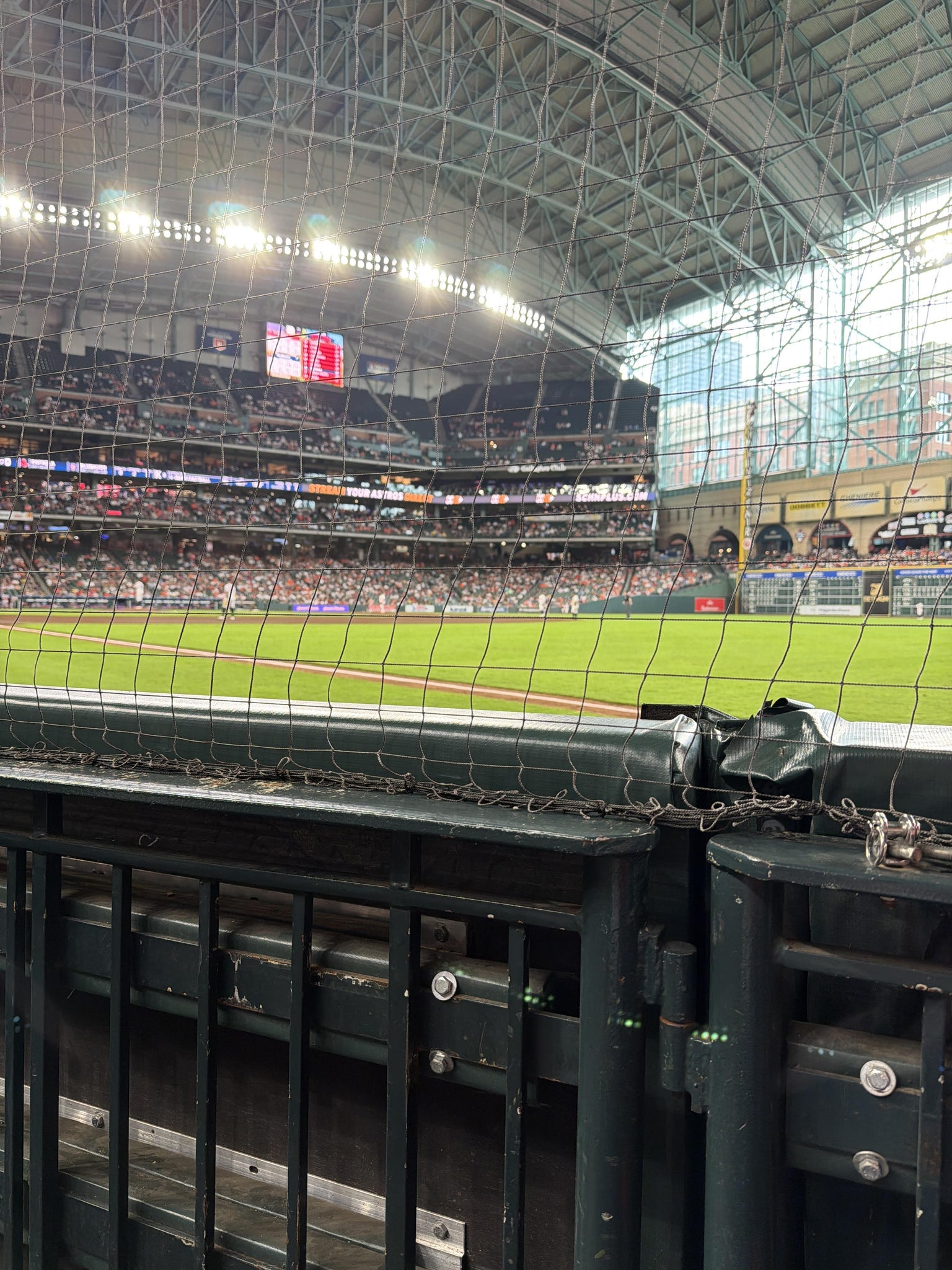 Real Fan View taken from Section 132 at Daikin Park by Allie R