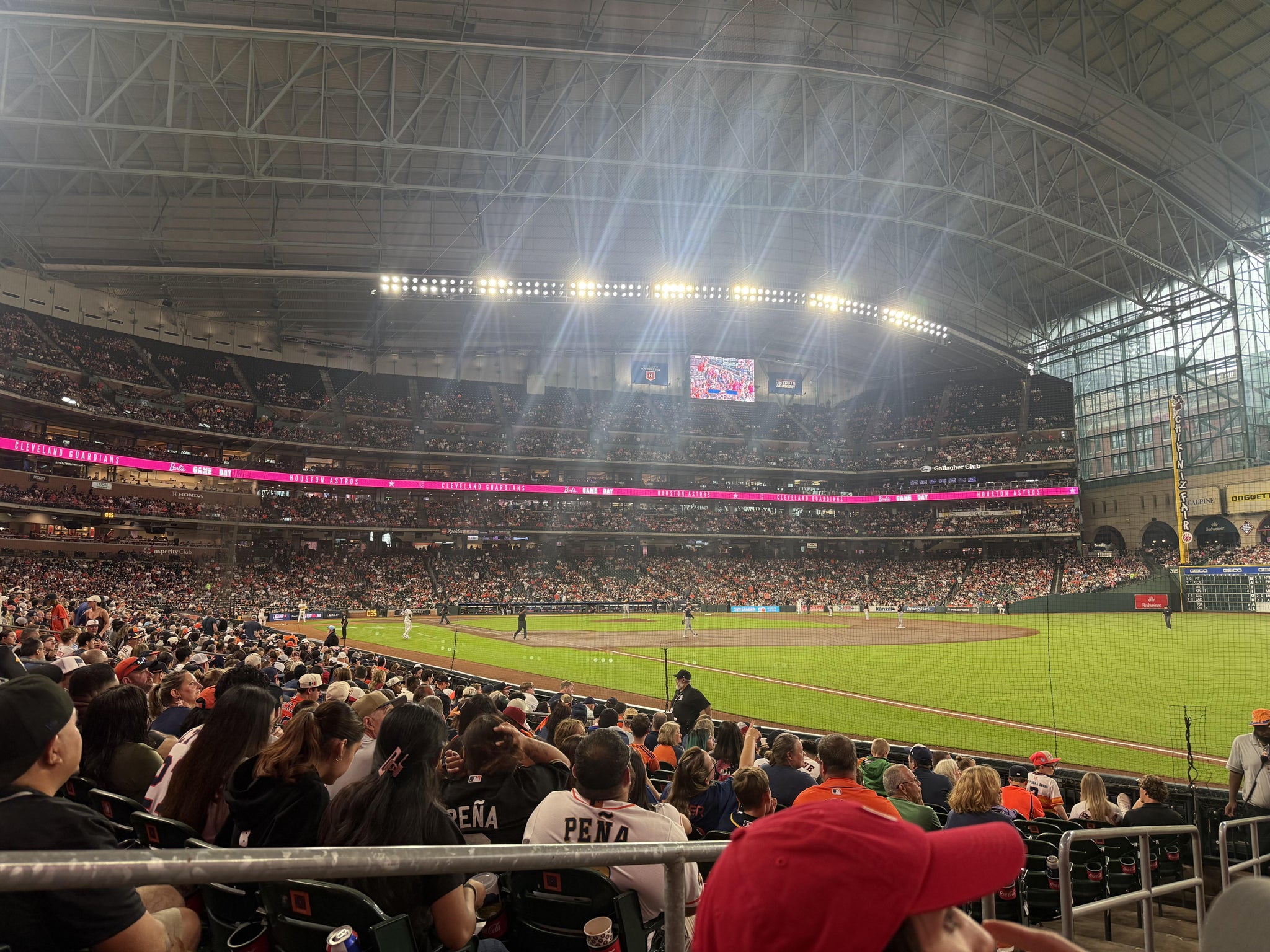 Real Fan View taken from Section 132 at Daikin Park by Brayden Z