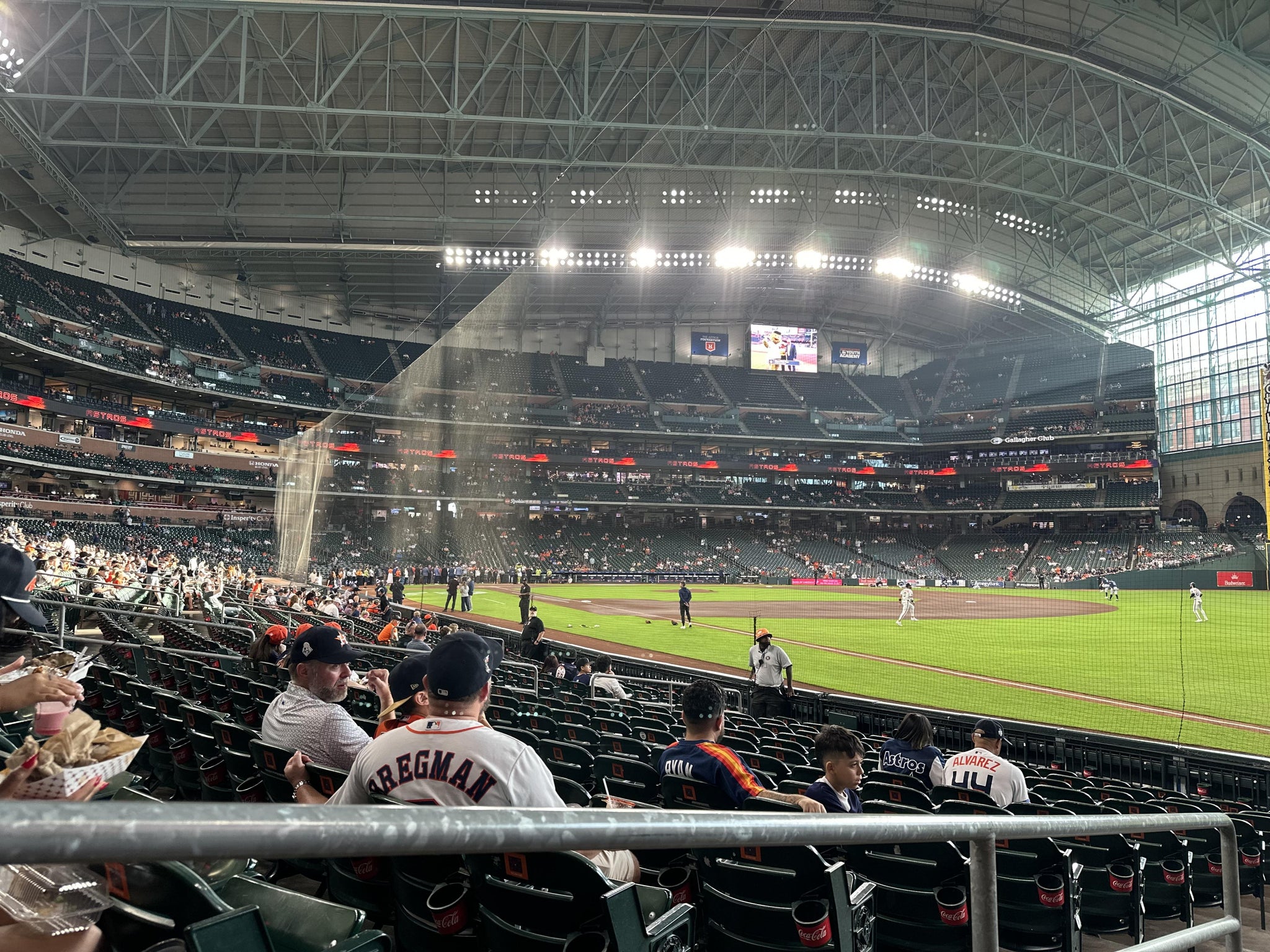 Real Fan View taken from Section 132 at Daikin Park by Anonymous User