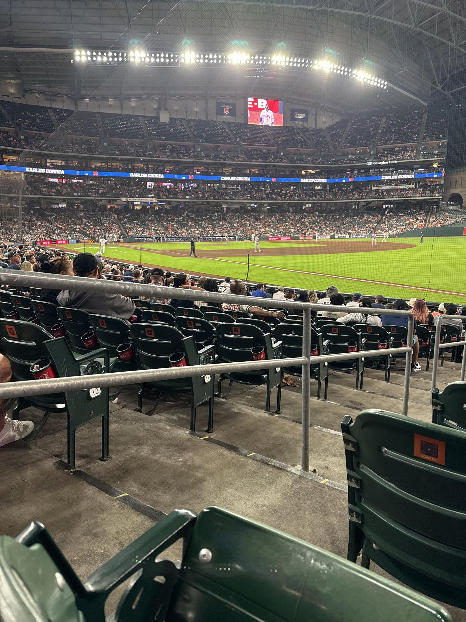 Real Fan View taken from Section 132 at Daikin Park by Karson P