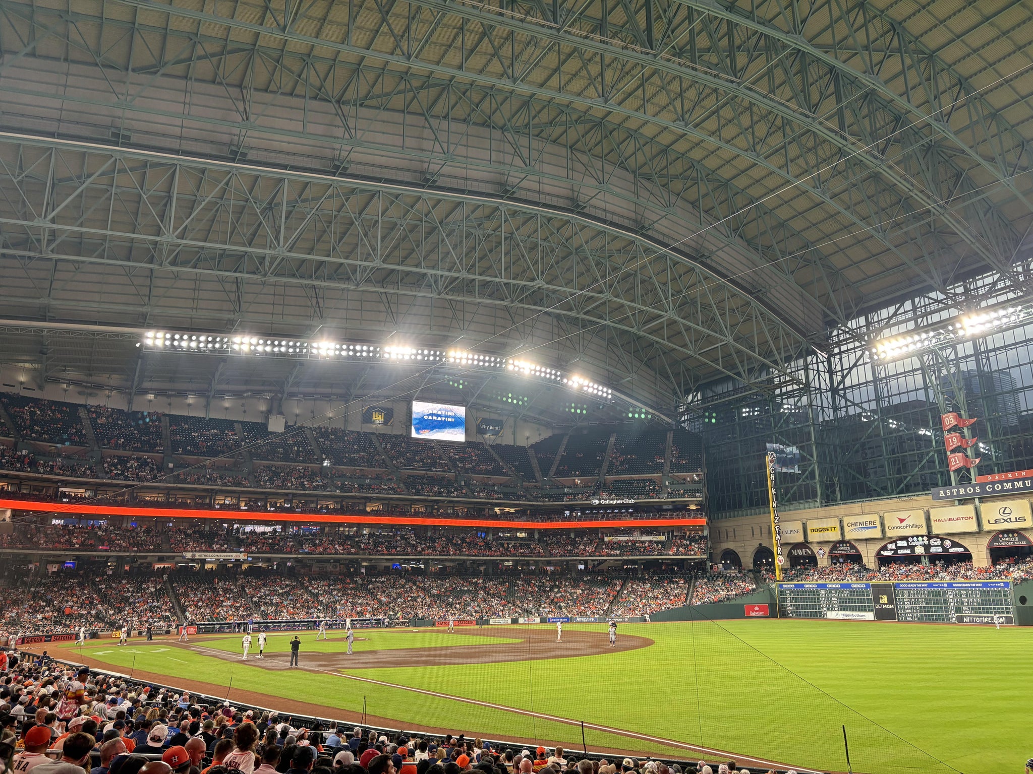 Real Fan View taken from Section 132 at Daikin Park by Caroline L