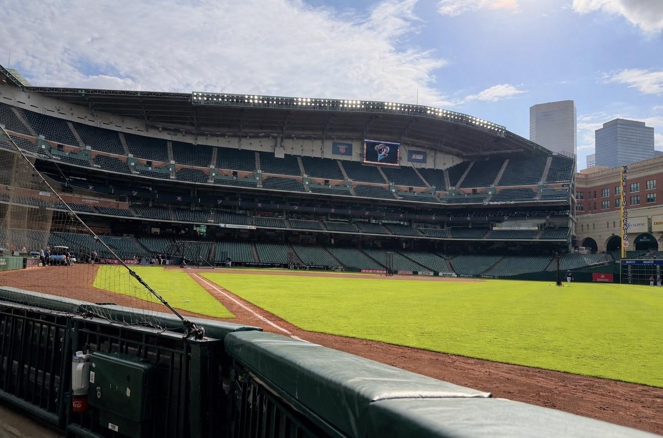 Real Fan View taken from Section 133 at Daikin Park by Christian C