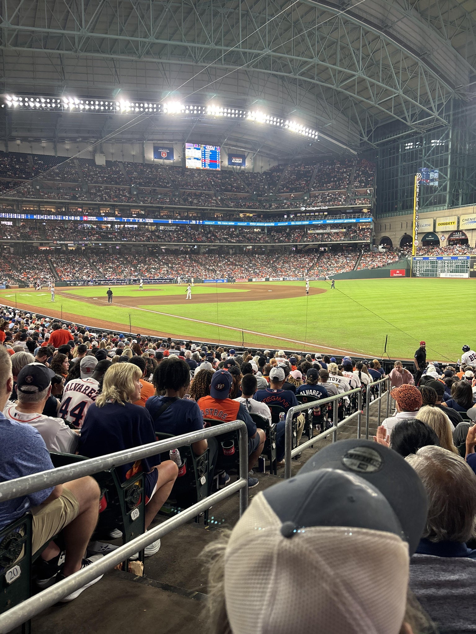 Real Fan View taken from Section 133 at Daikin Park by Erica R