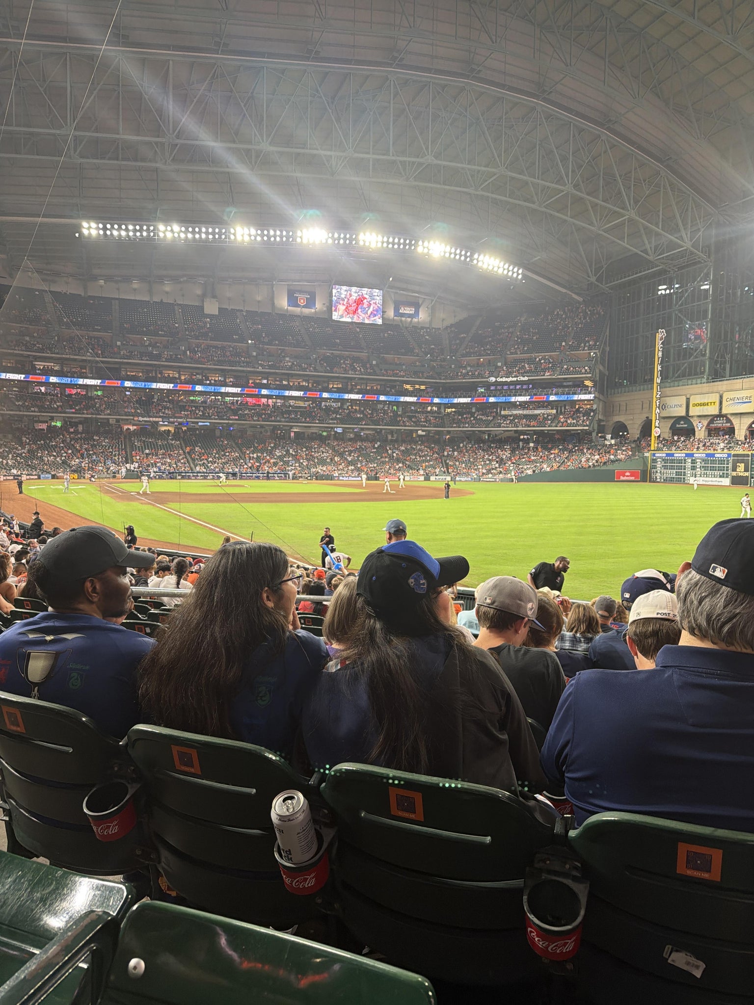 Real Fan View taken from Section 134 at Daikin Park by Carter B