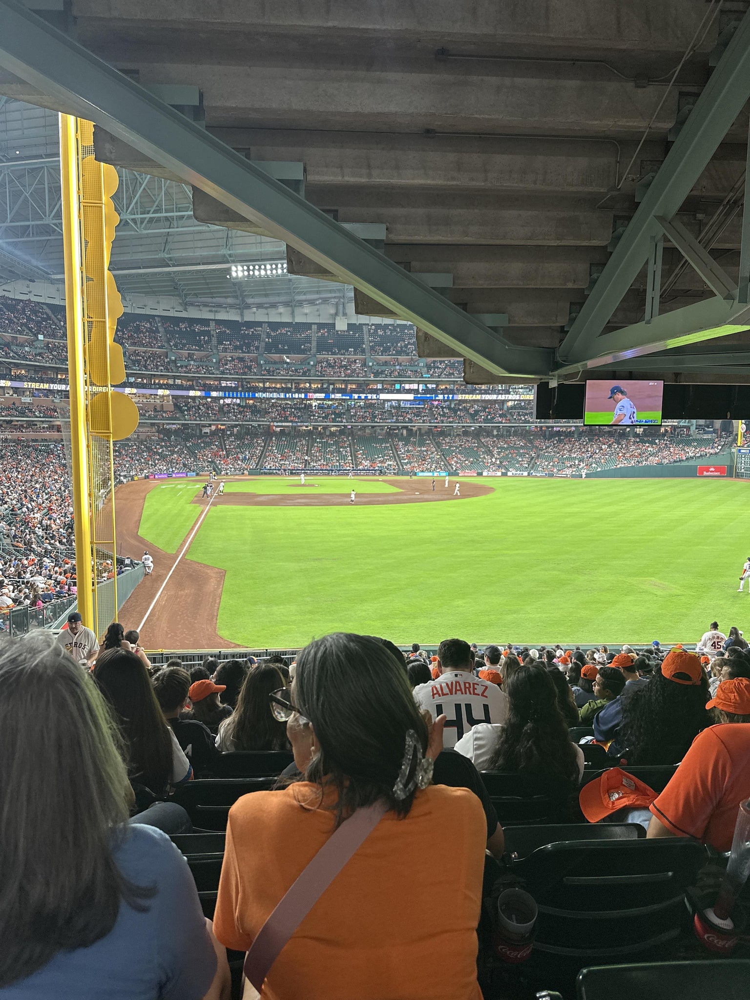 Real Fan View taken from Section 152 at Daikin Park by Victoria M