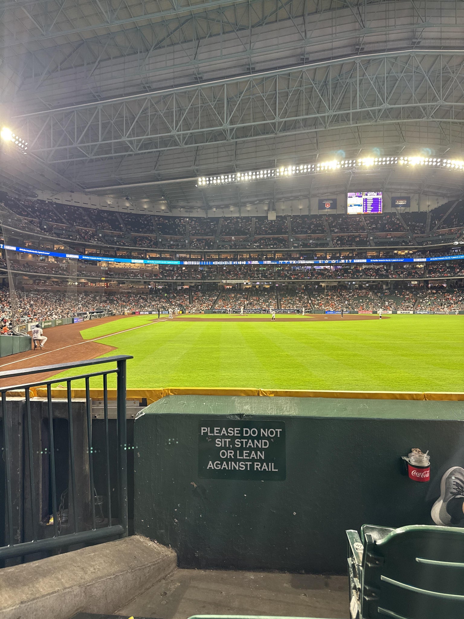 Real Fan View taken from Section 152 at Daikin Park by Carola S