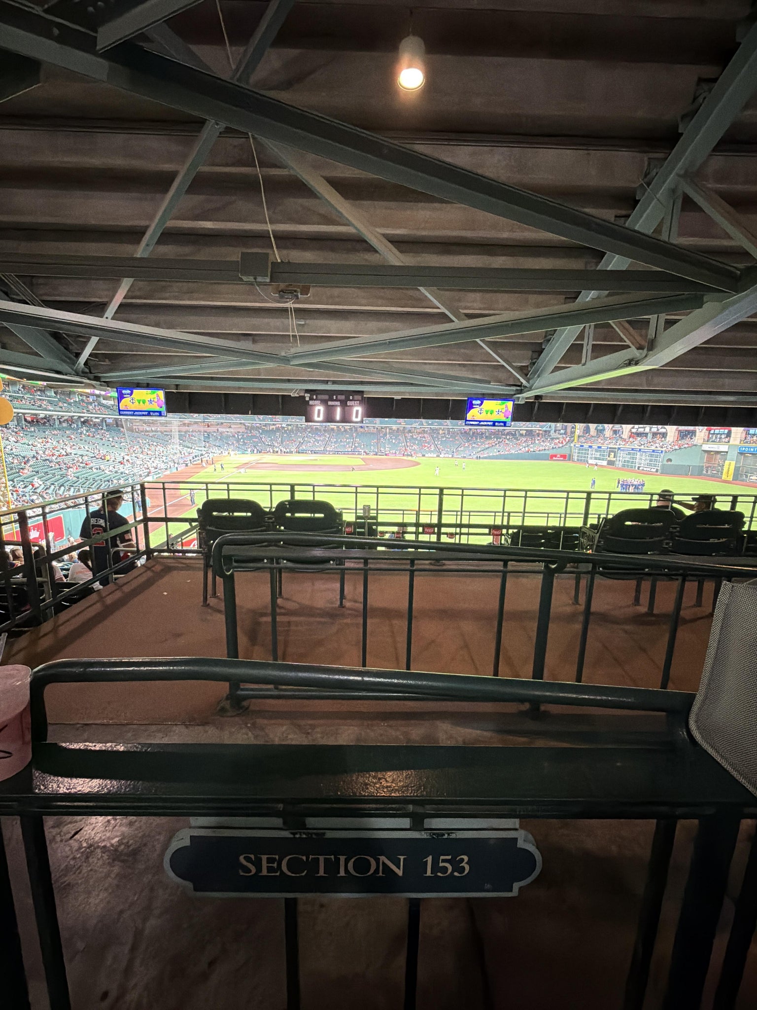 Real Fan View taken from Section 153 at Daikin Park by Anonymous User