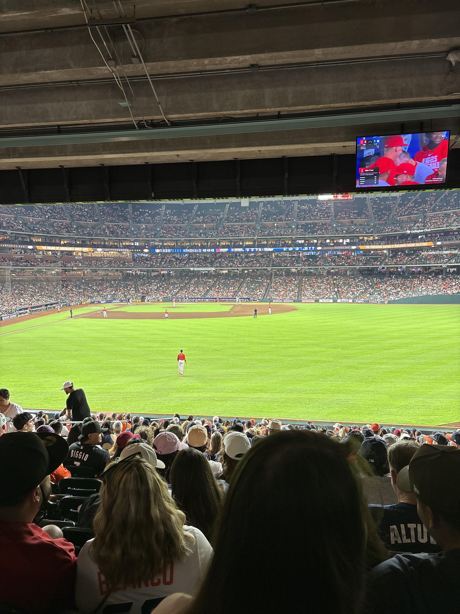 Real Fan View taken from Section 154 at Daikin Park by Jasmine O
