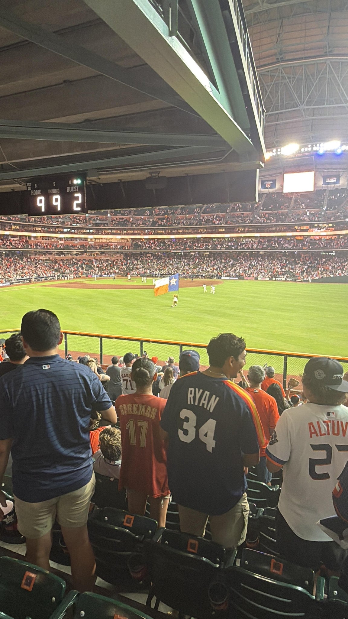 Real Fan View taken from Section 155 at Daikin Park by Jairo M