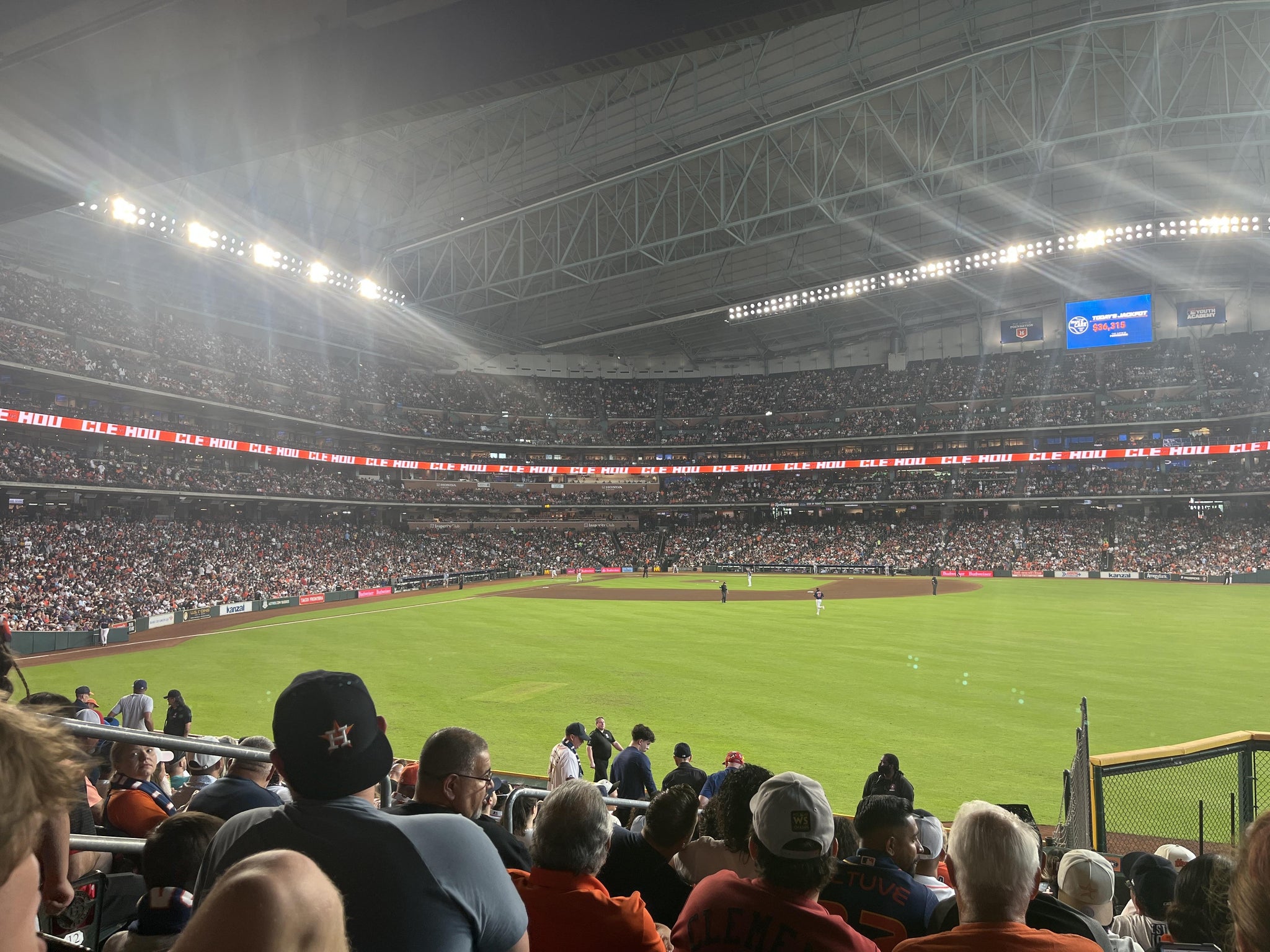 Real Fan View taken from Section 155 at Daikin Park by Courtnie M