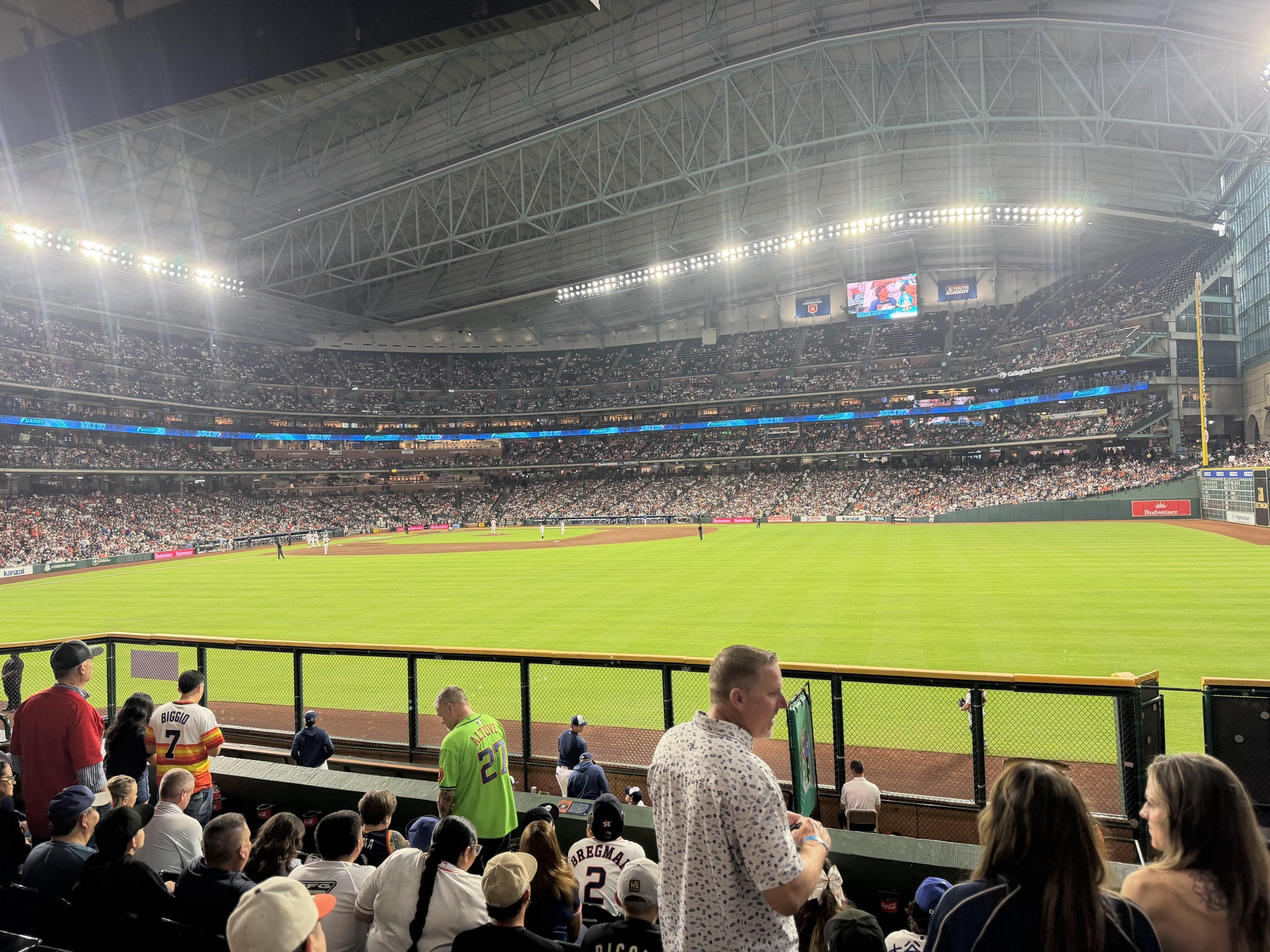 Real Fan View taken from Section 156 at Daikin Park by Maria M