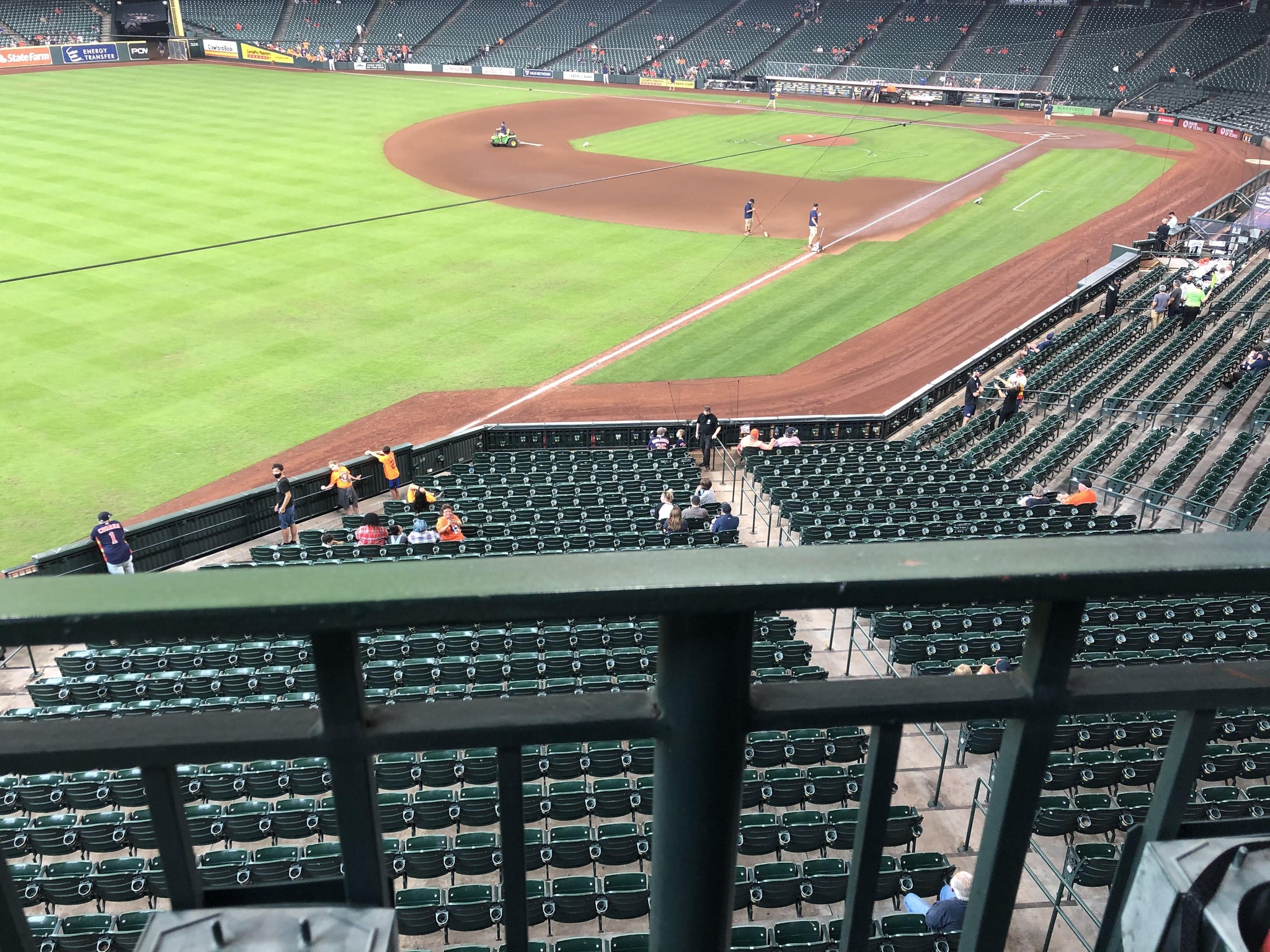 Real Fan View taken from Section 206 at Daikin Park by Erin P