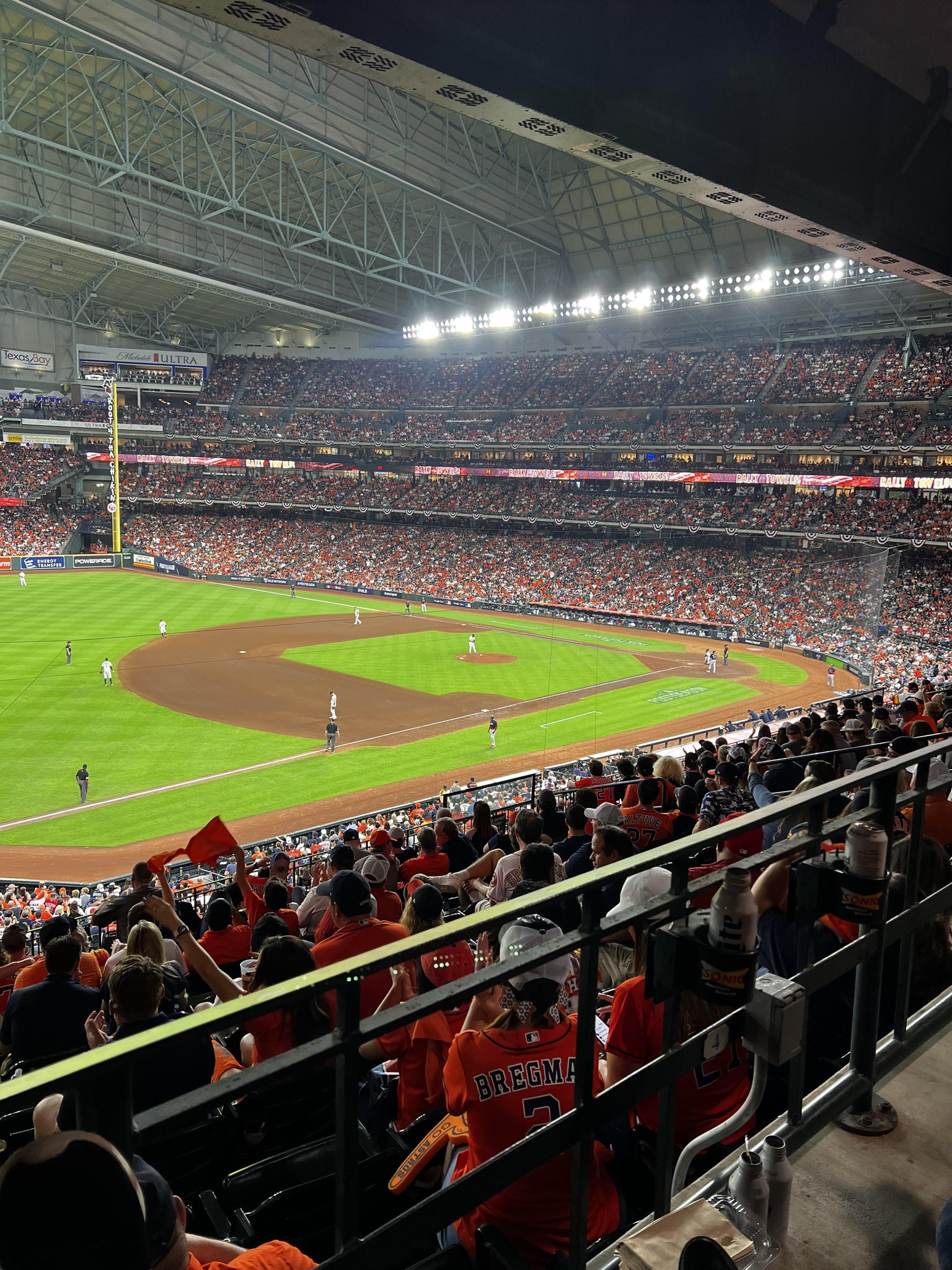 Real Fan View taken from Section 208 at Daikin Park by Brandon S