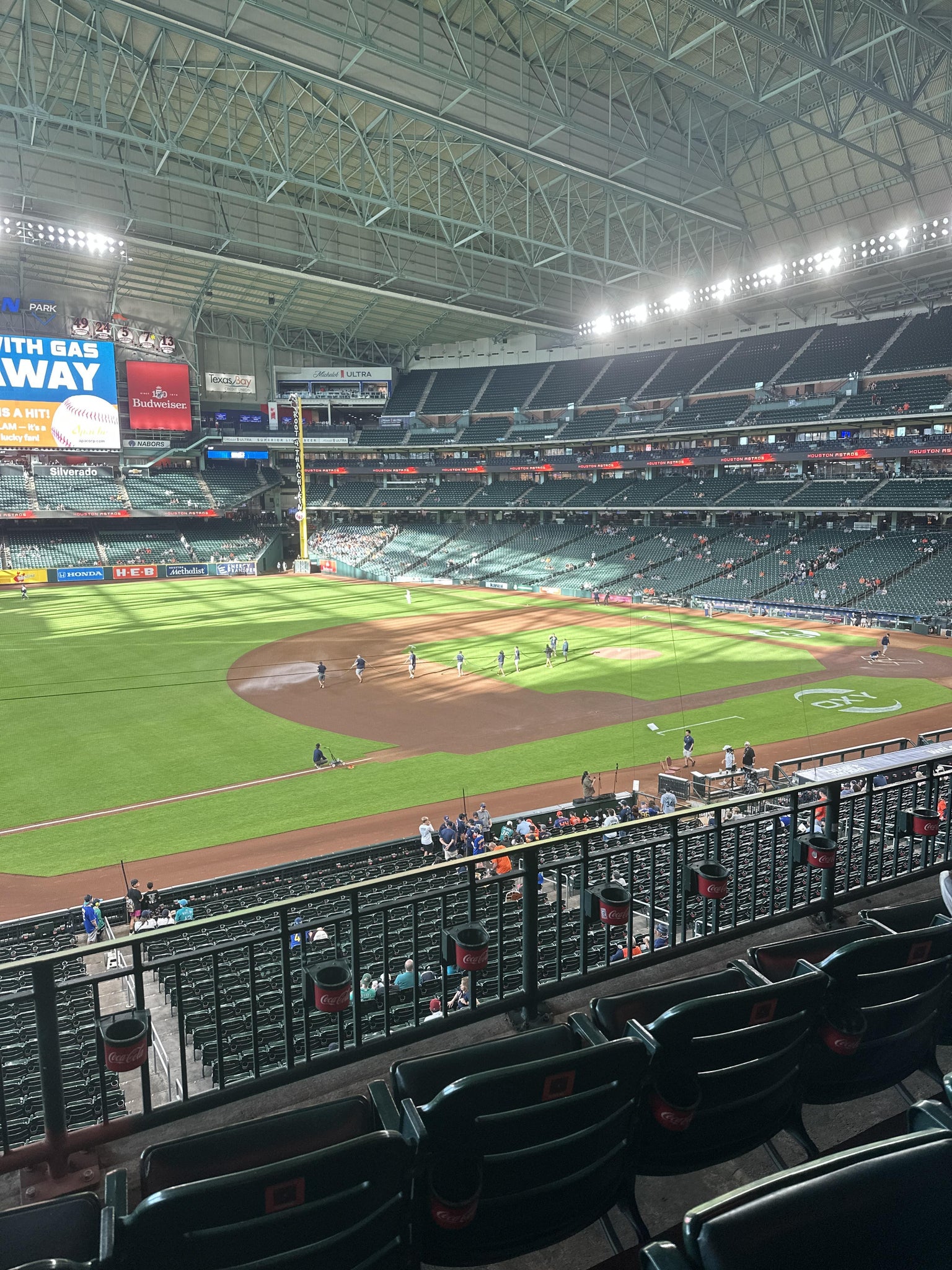 Real Fan View taken from Section 209 at Daikin Park by Jerry P