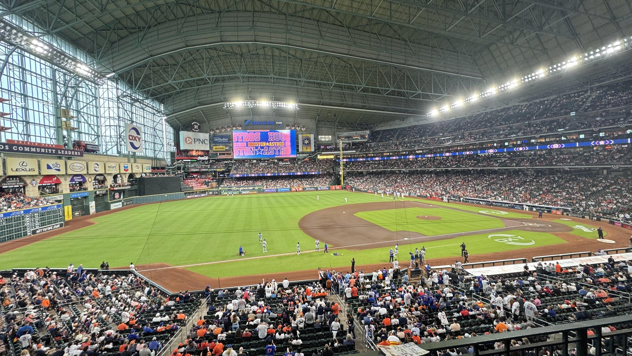 Real Fan View taken from Section 210 at Daikin Park by Anthony M
