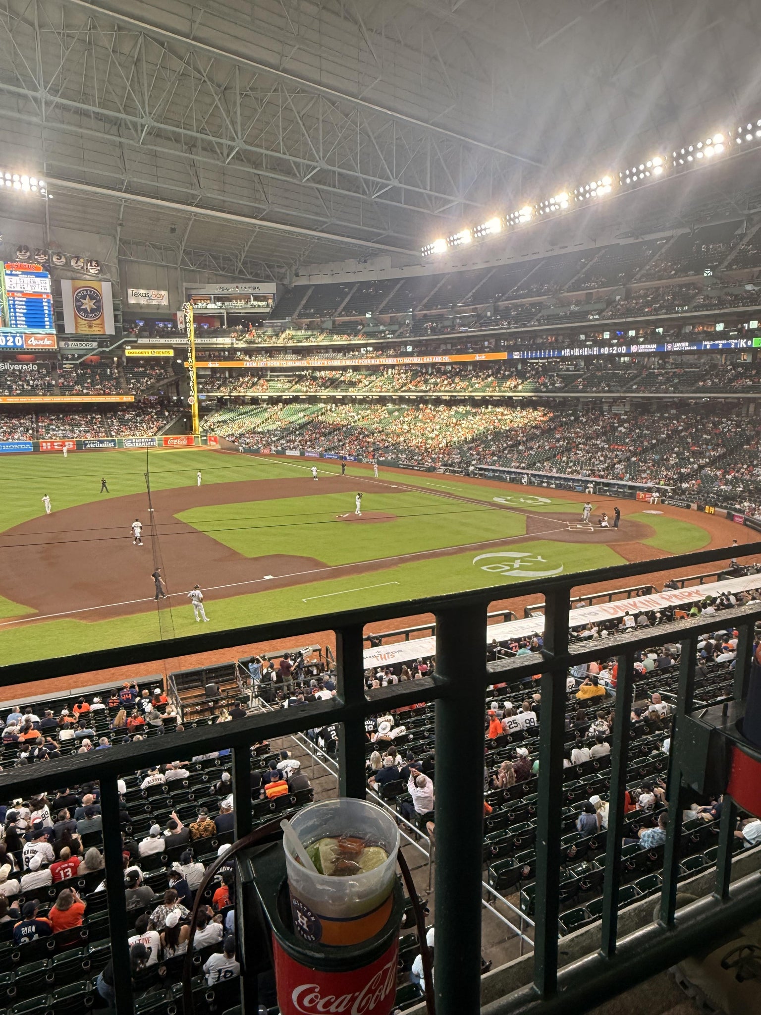 Real Fan View taken from Section 211 at Daikin Park by Sandy L