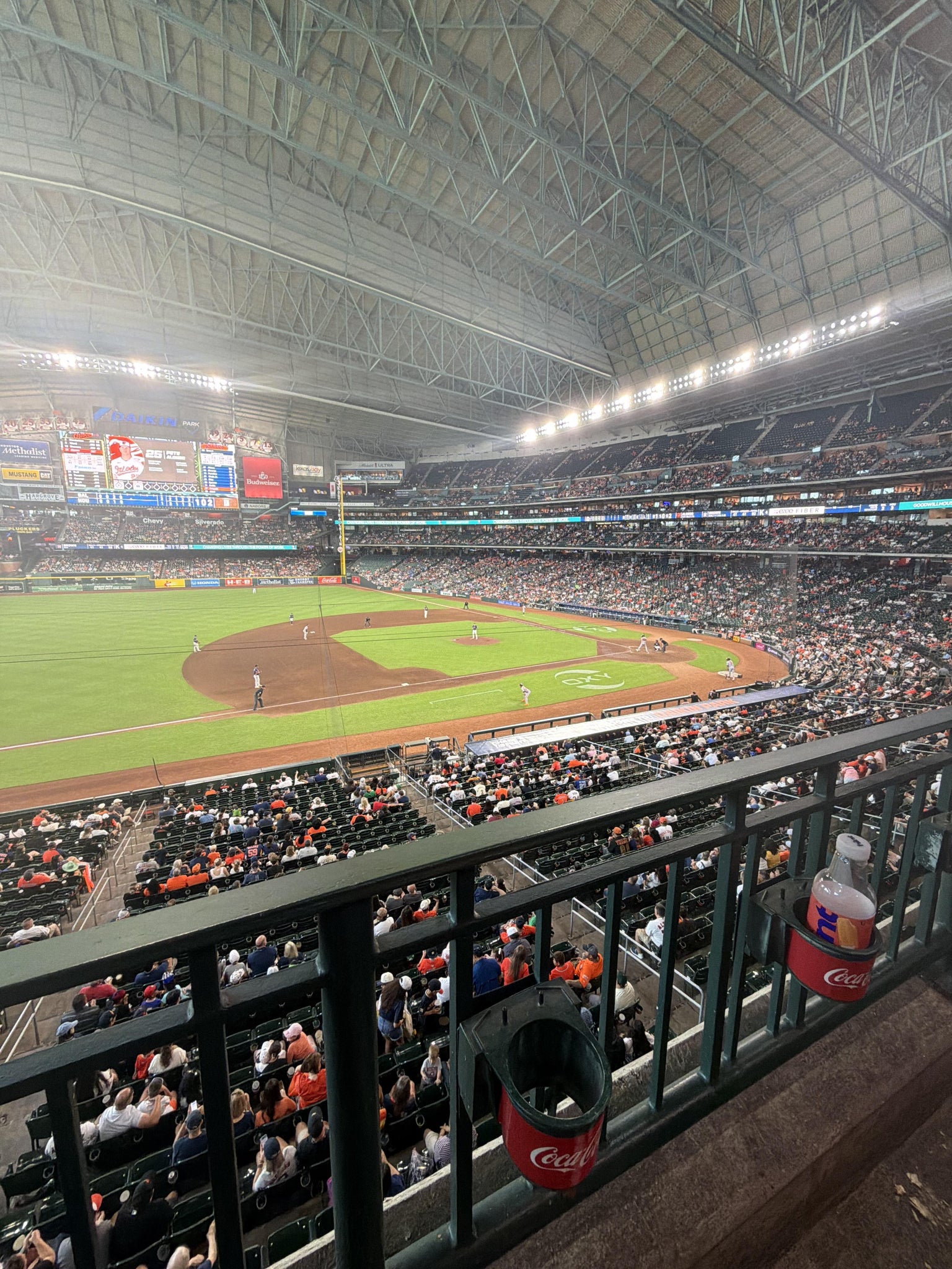 Real Fan View taken from Section 211 at Daikin Park by Anonymous User