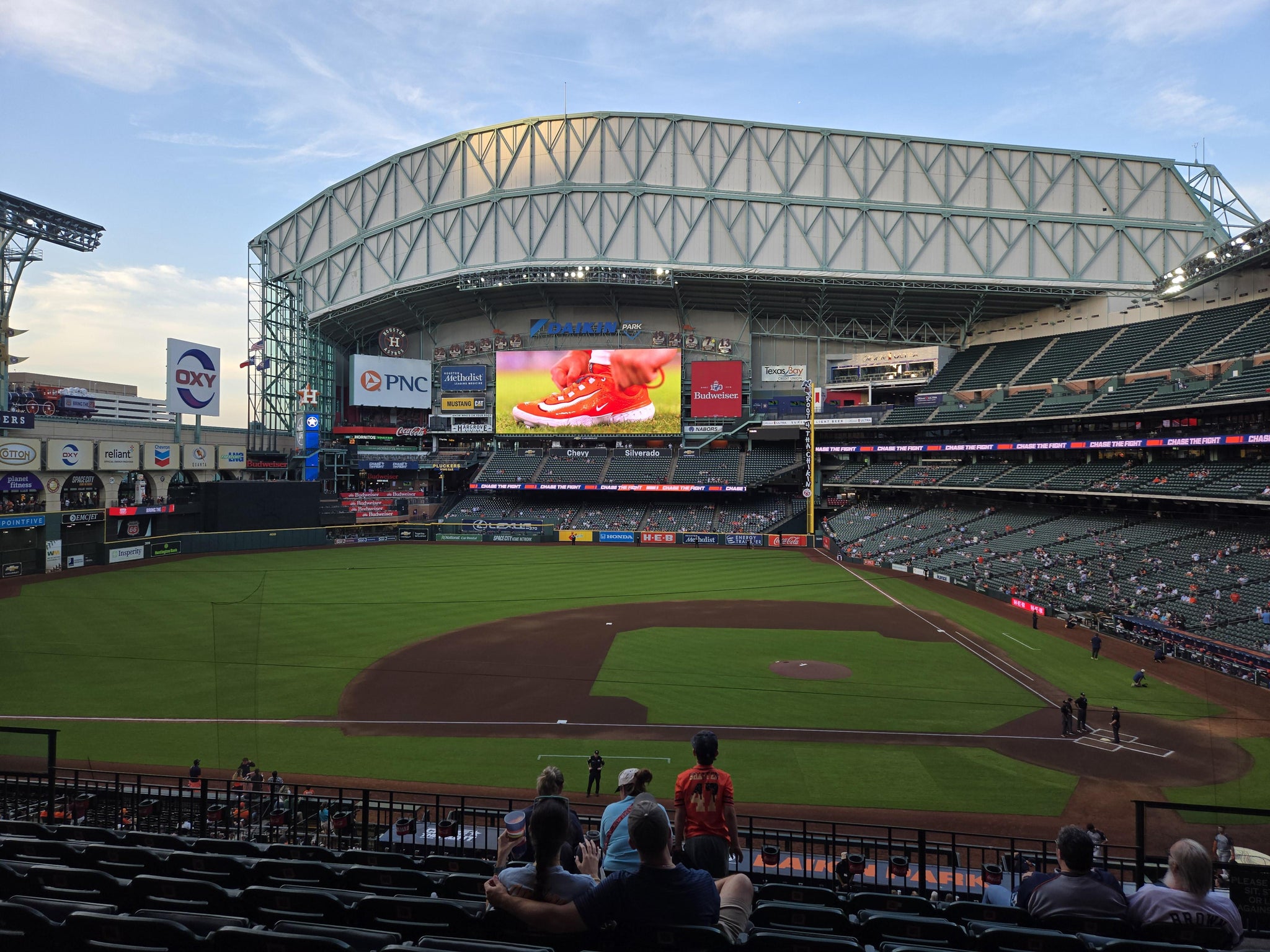 Real Fan View taken from Section 213 at Daikin Park by Brad A