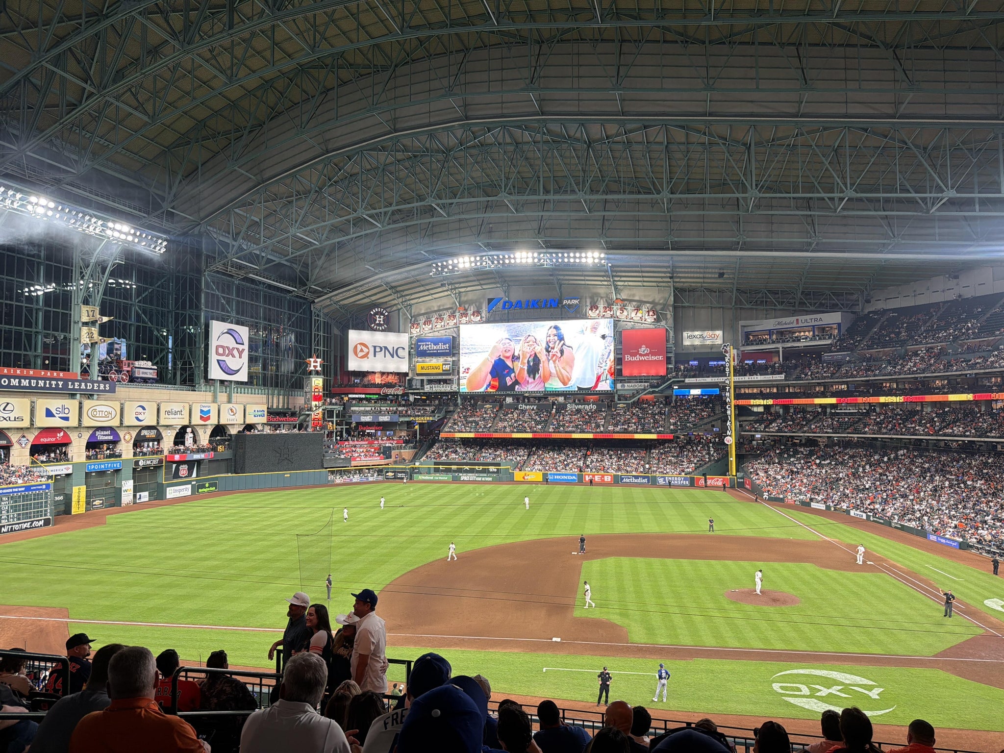 Real Fan View taken from Section 213 at Daikin Park by Jesus I