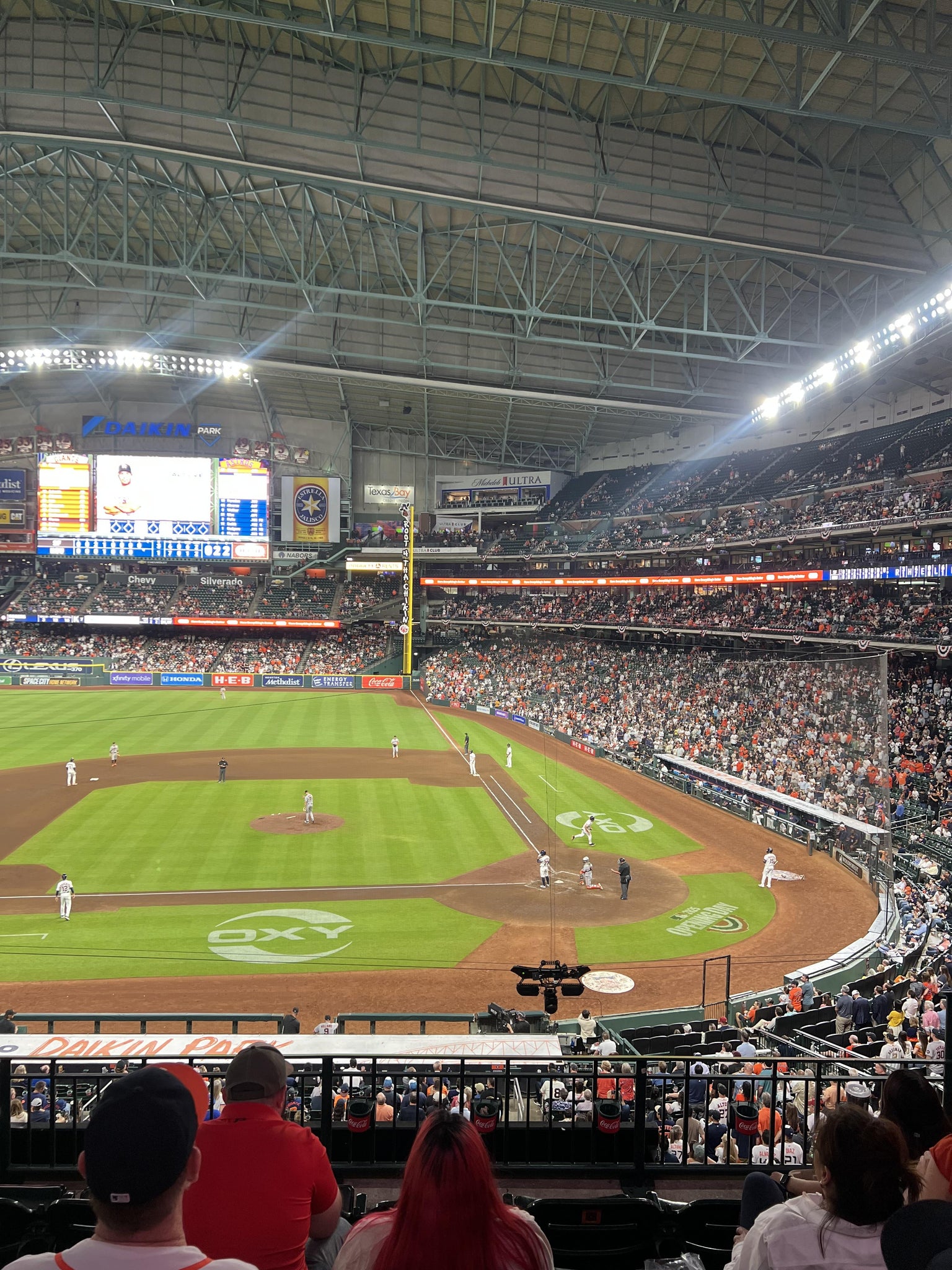 Real Fan View taken from Section 214 at Daikin Park by Mya B