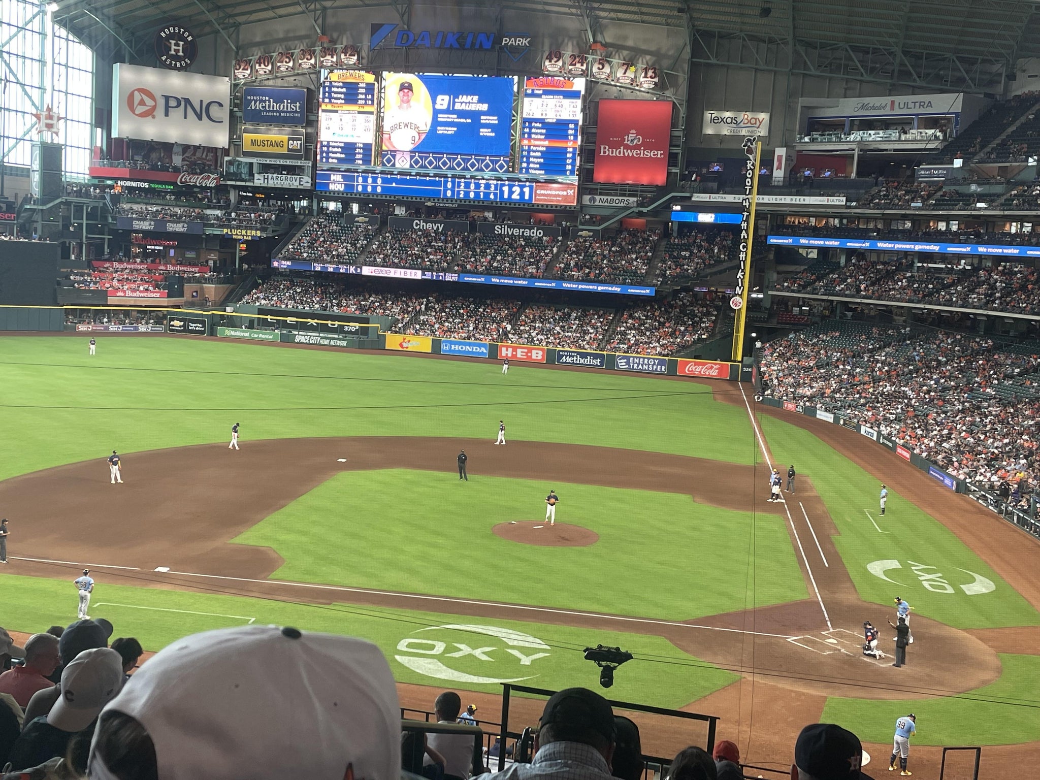 Real Fan View taken from Section 215 at Daikin Park by Randall B