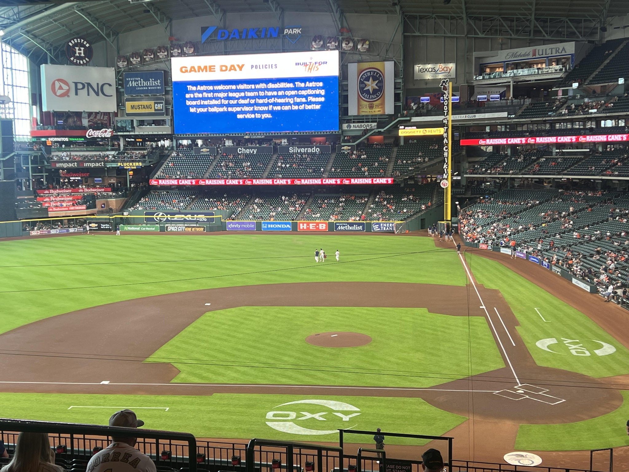 Real Fan View taken from Section 215 at Daikin Park by Cody M
