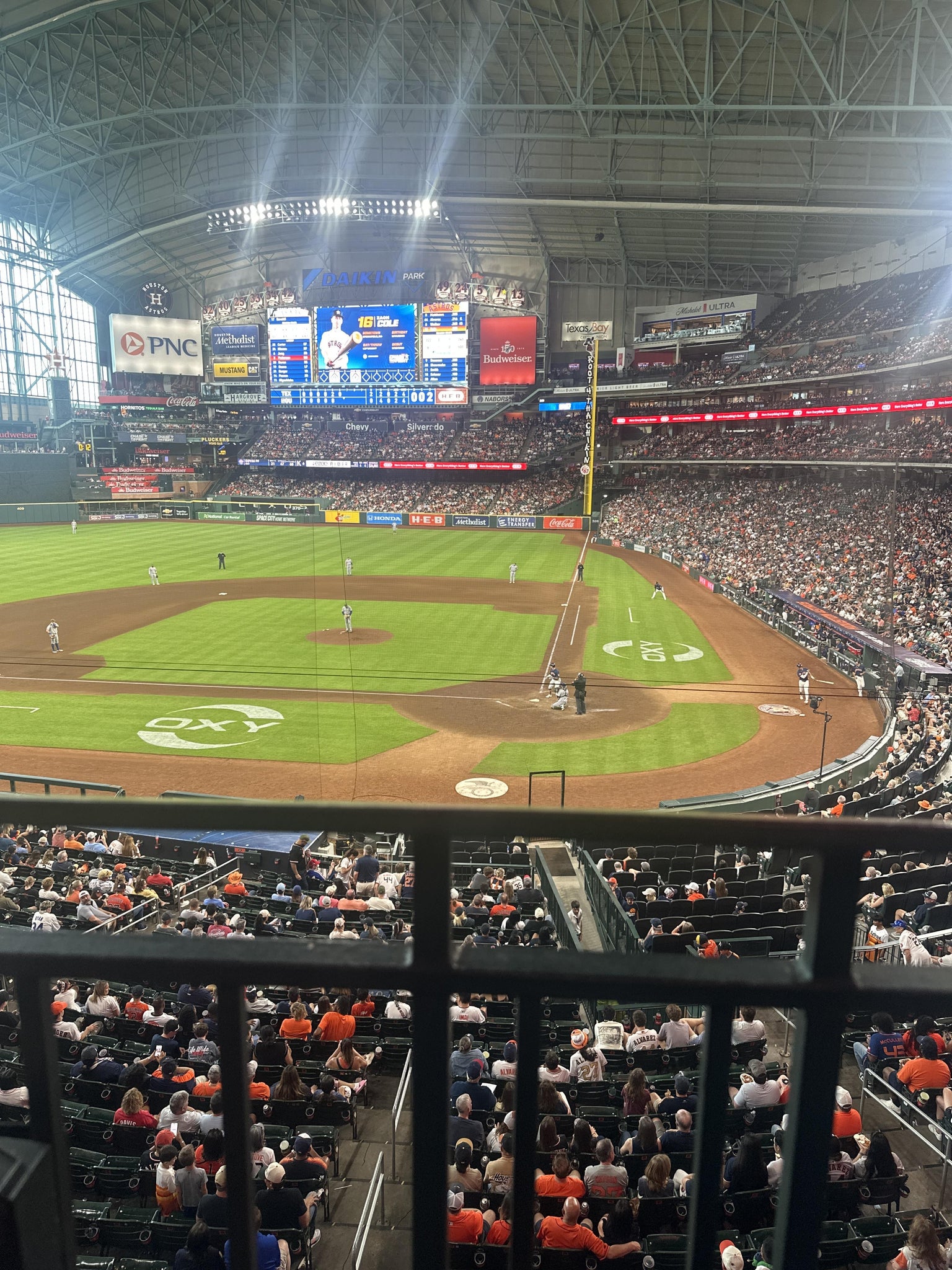 Real Fan View taken from Section 216 at Daikin Park by Becky S