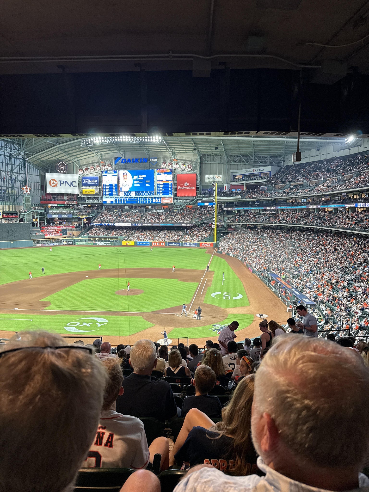 Real Fan View taken from Section 216 at Daikin Park by Leticia A