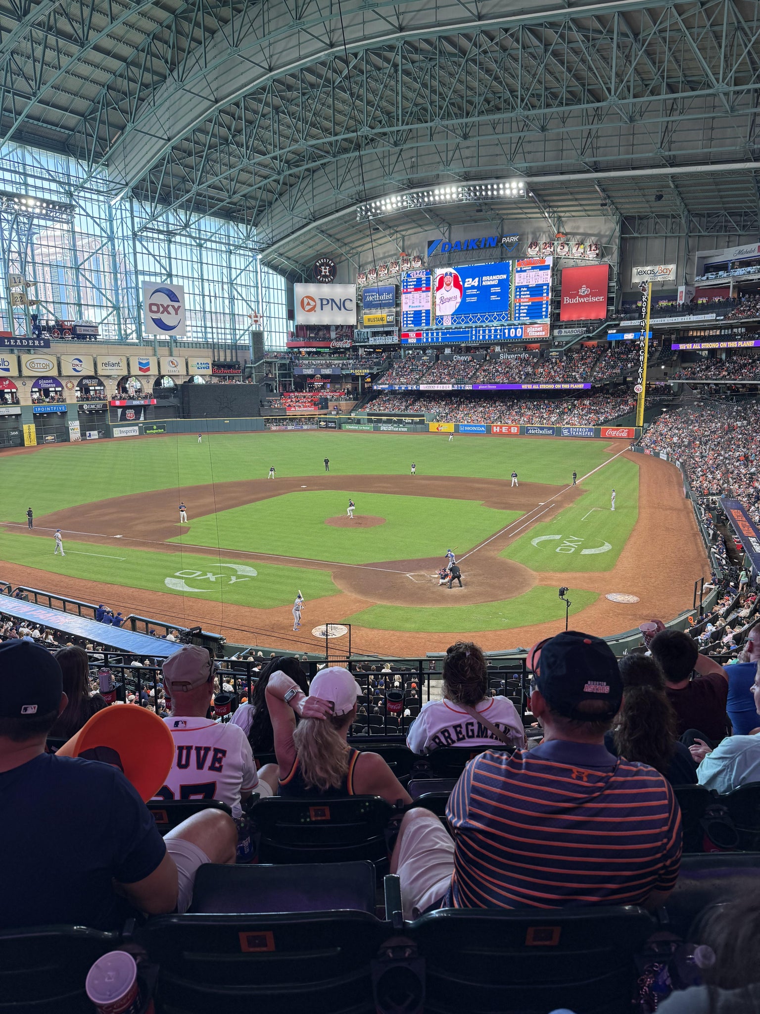 Real Fan View taken from Section 217 at Daikin Park by Christopher H