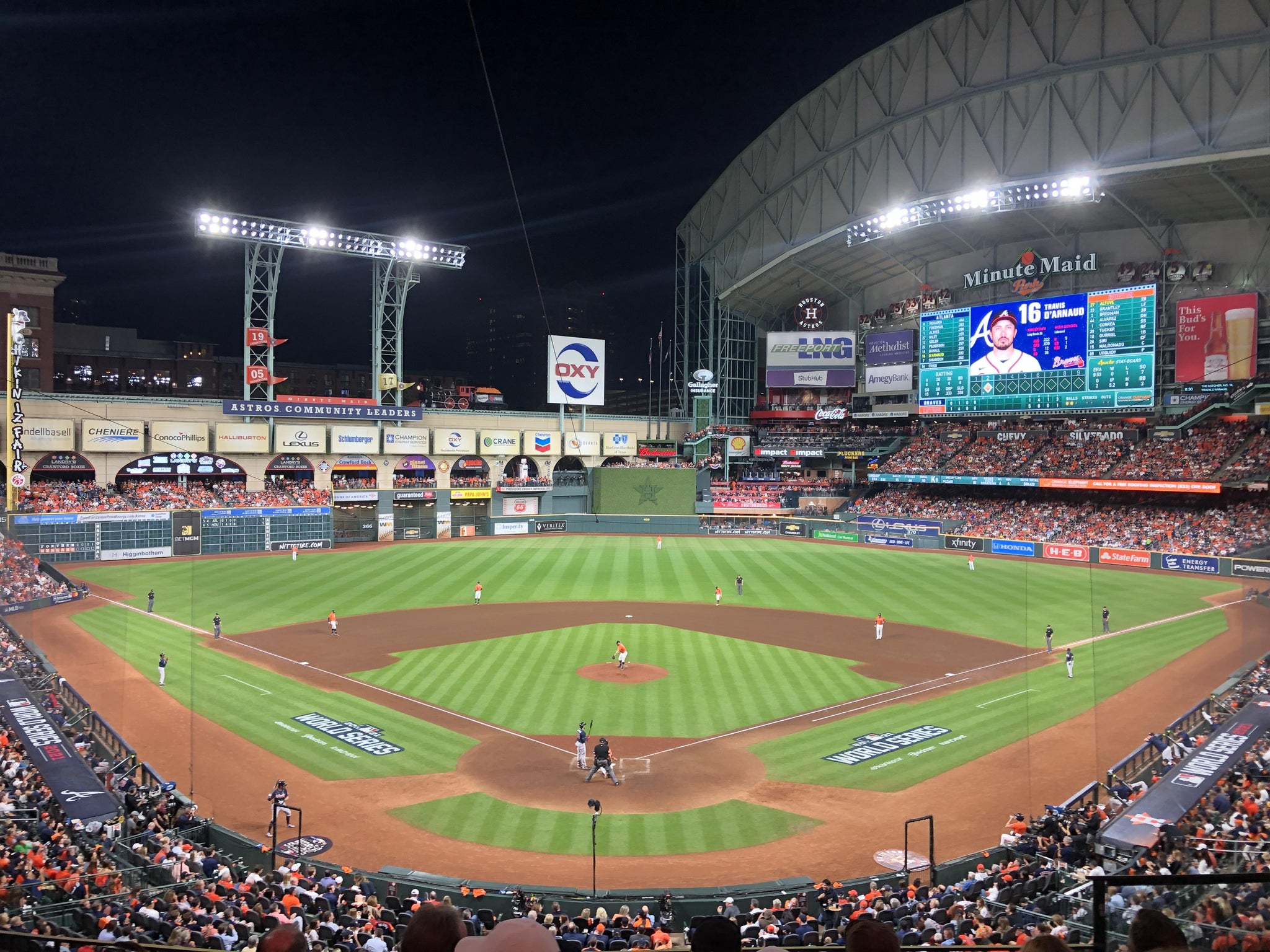 Real Fan View taken from Section 219 at Daikin Park by Douglas L