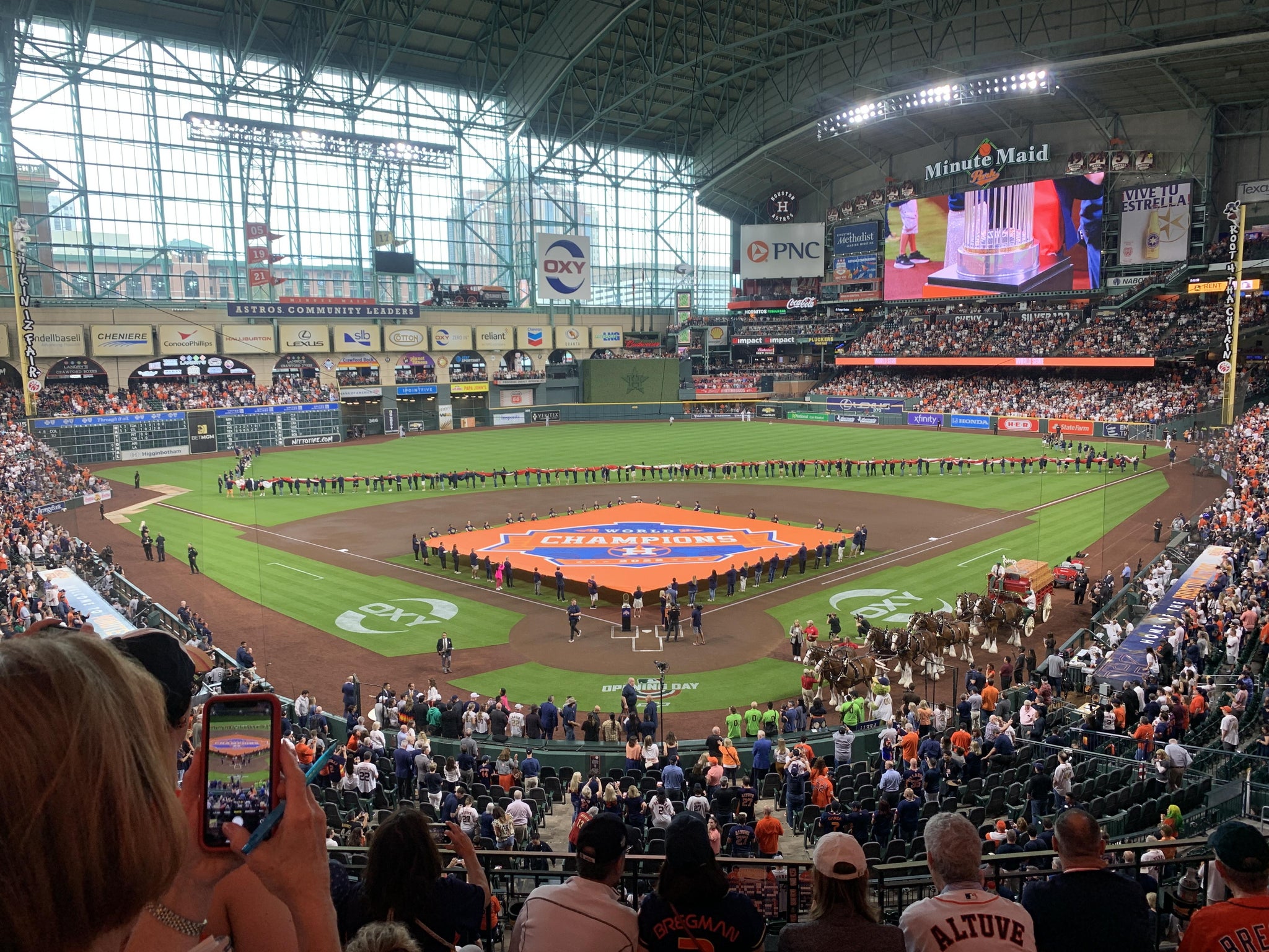Real Fan View taken from Section 219 at Daikin Park by Trent F