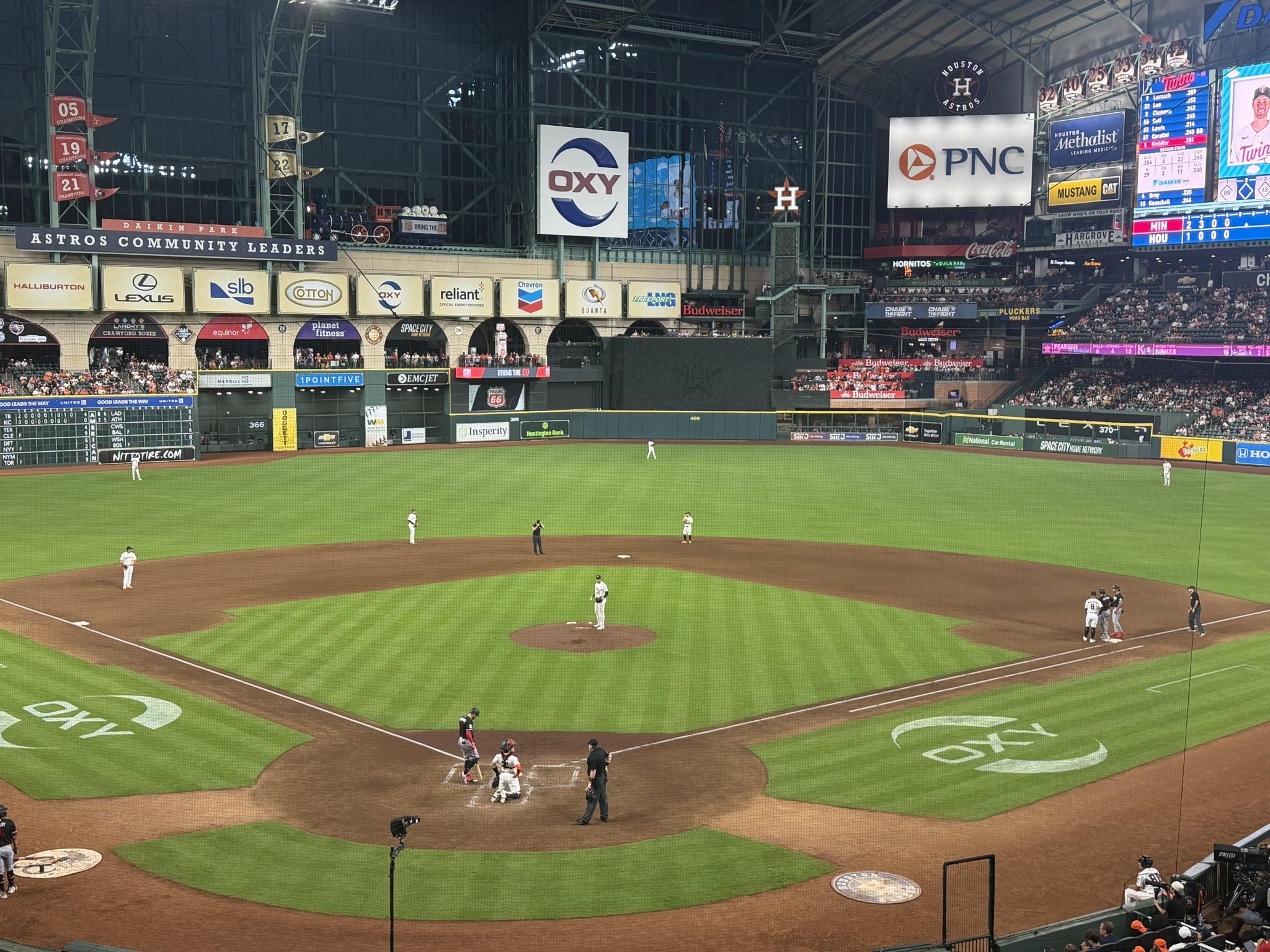 Real Fan View taken from Section 220 at Daikin Park by Lynn F