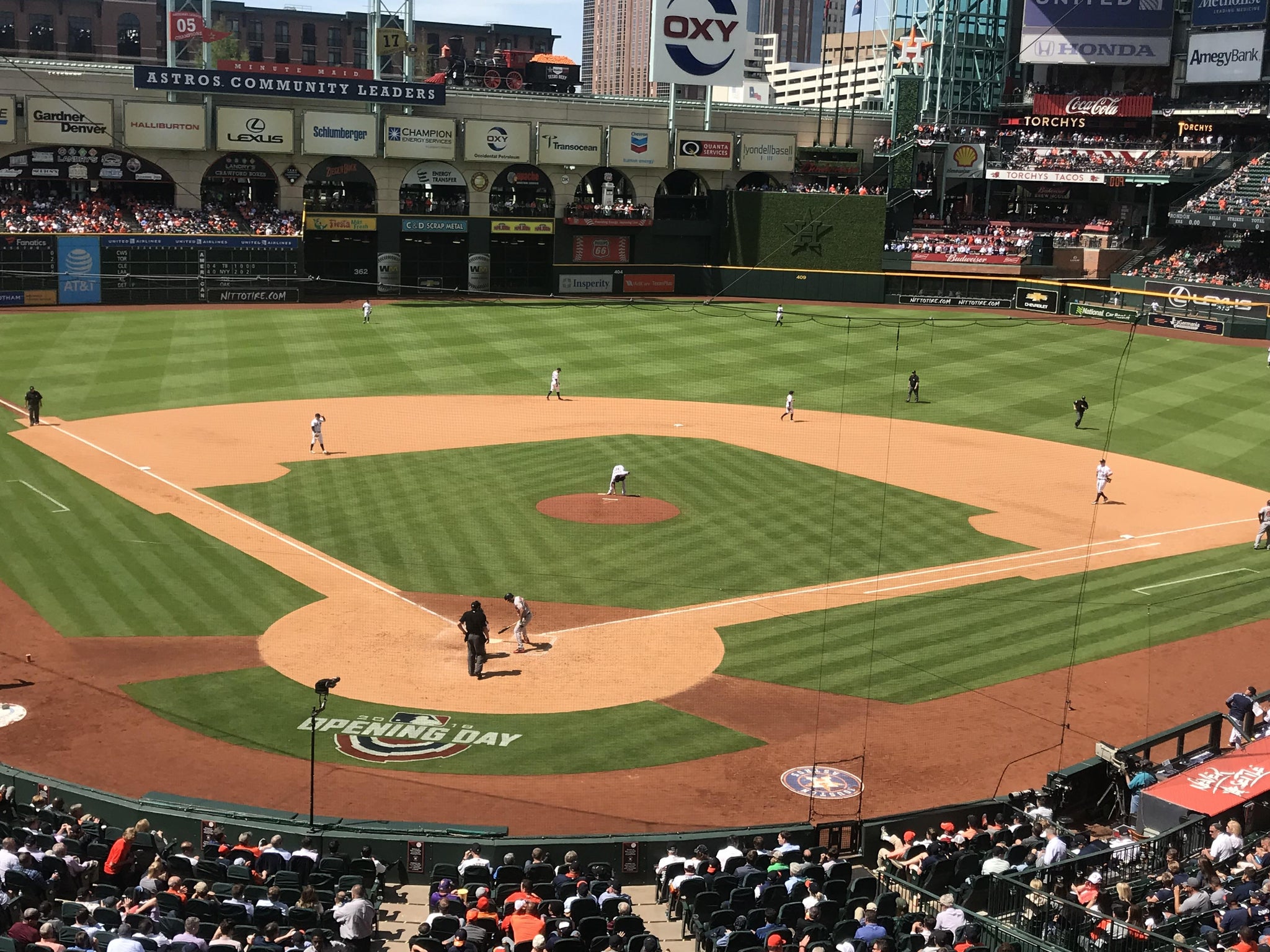 Real Fan View taken from Section 220 at Daikin Park by James W