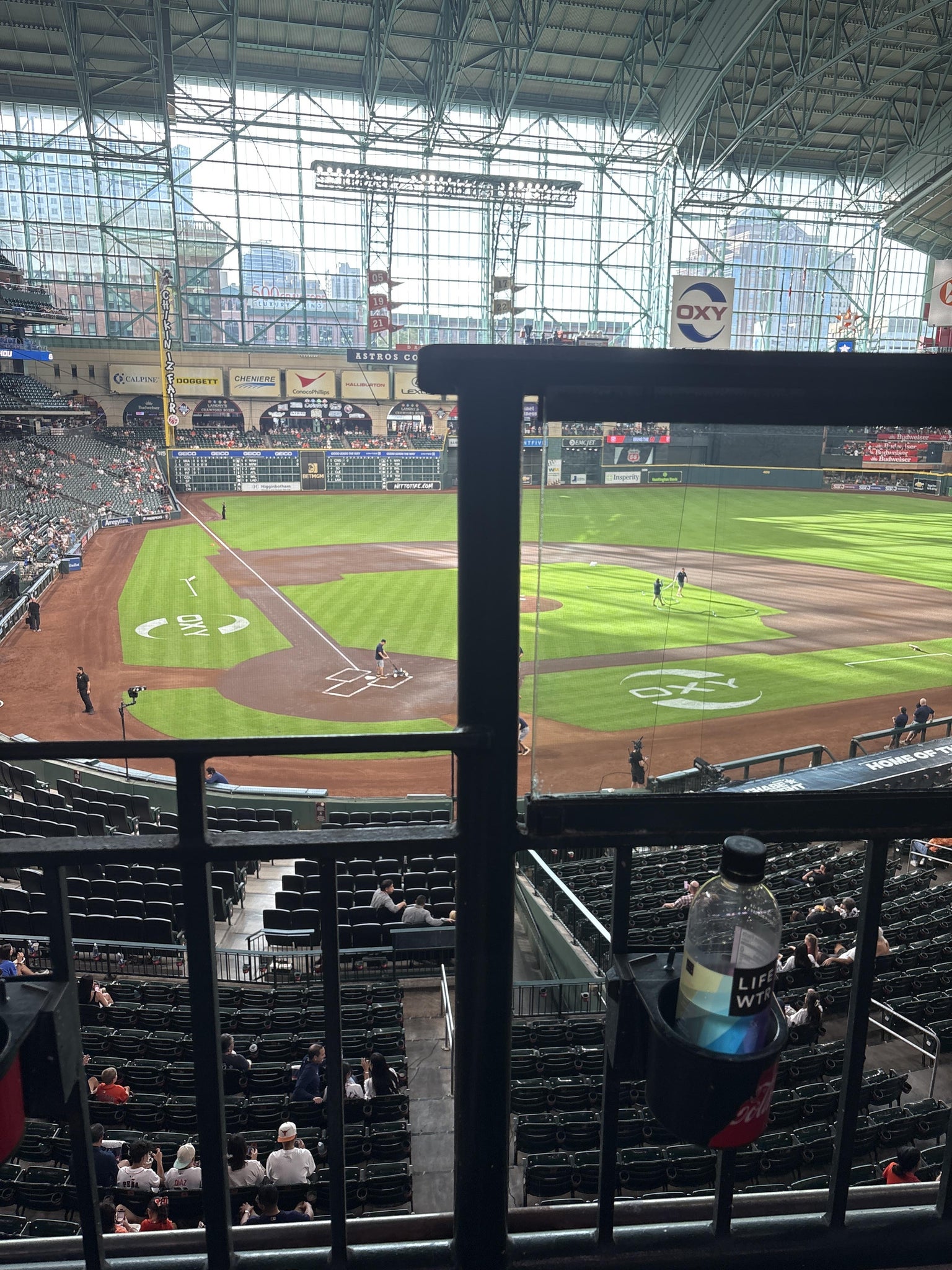 Real Fan View taken from Section 221 at Daikin Park by Destry G