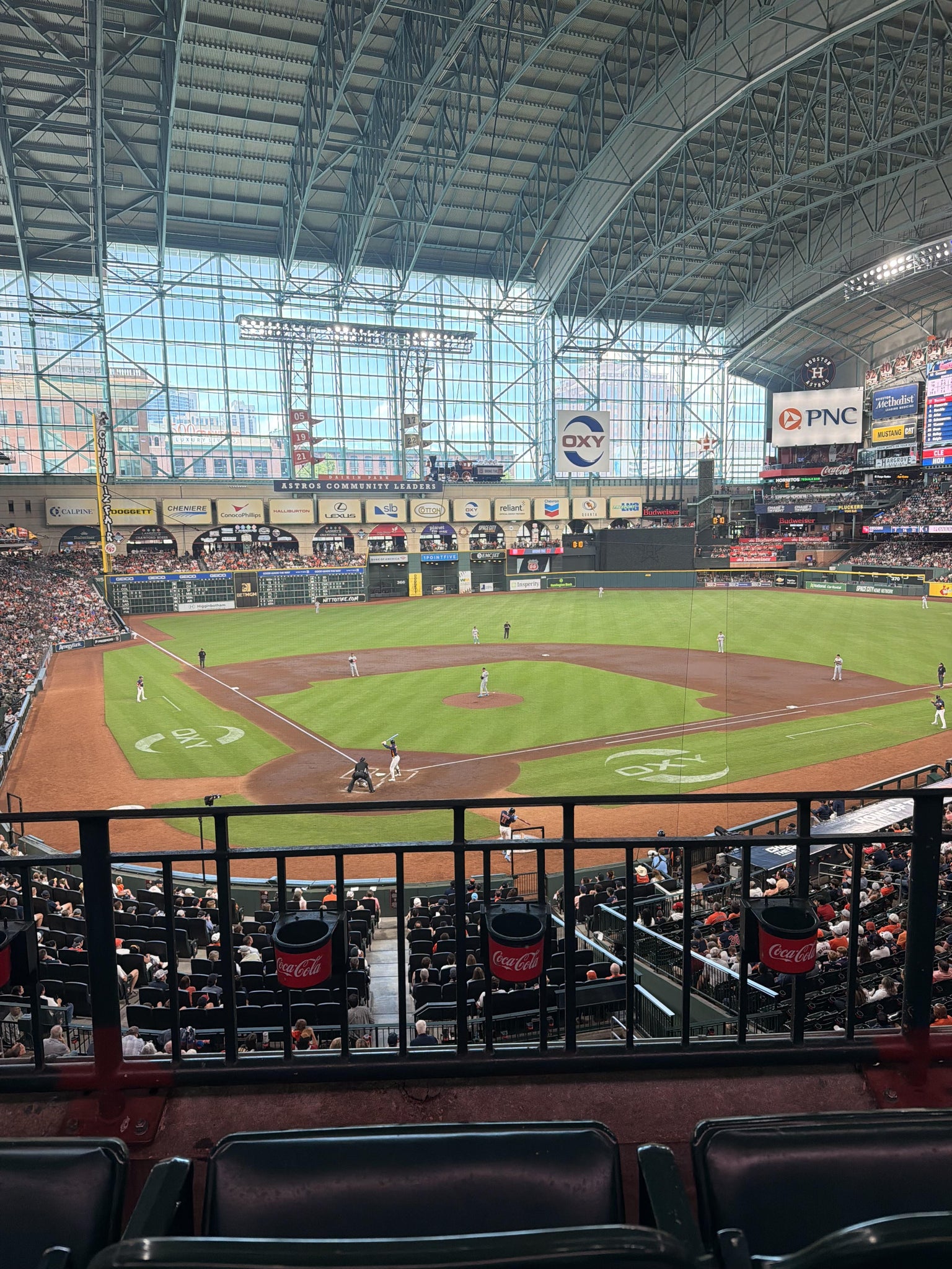 Real Fan View taken from Section 221 at Daikin Park by Anonymous User
