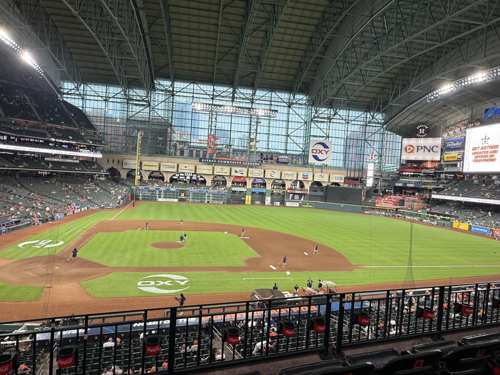 Real Fan View taken from Section 224 at Daikin Park by Lindsay B