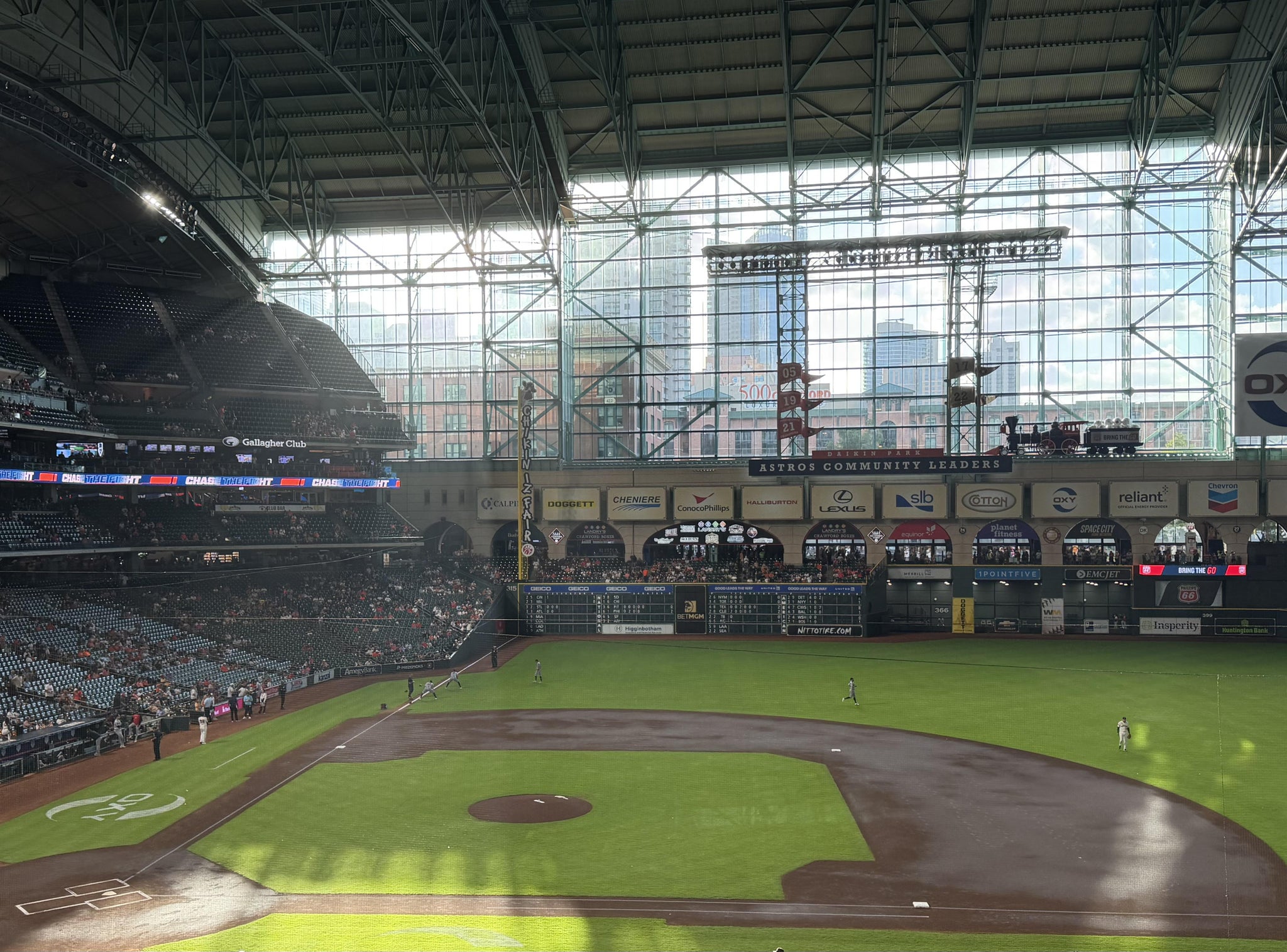 Real Fan View taken from Section 225 at Daikin Park by Cynthia D