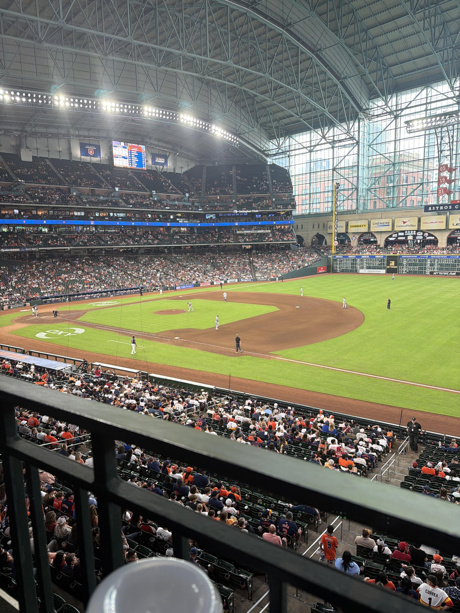 Real Fan View taken from Section 229 at Daikin Park by Gen G