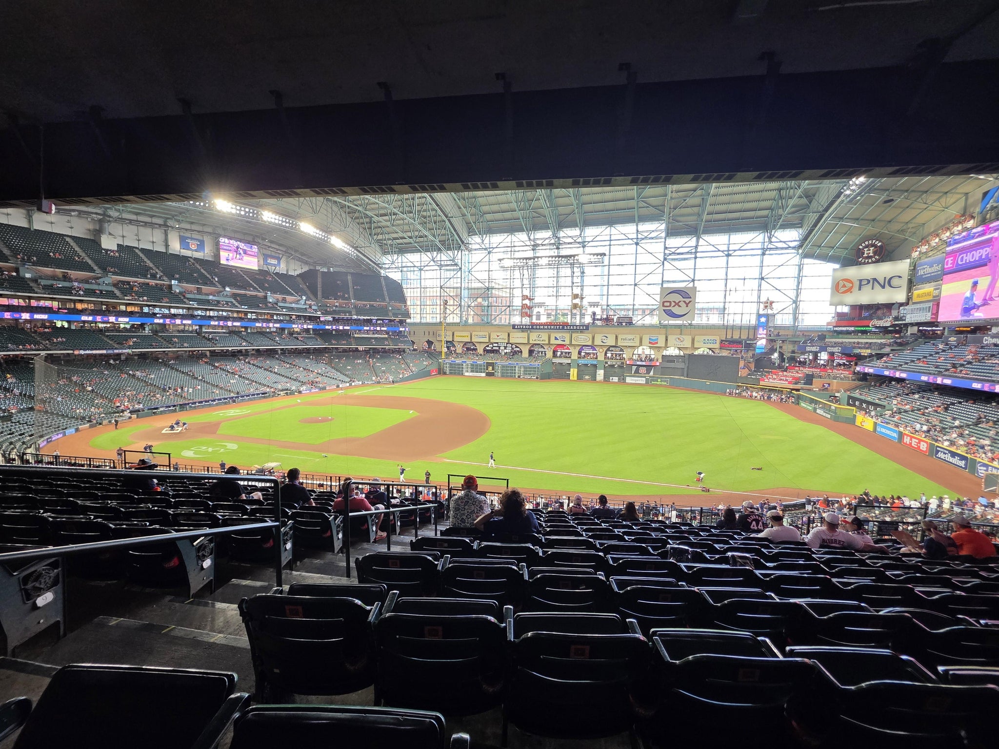 Real Fan View taken from Section 229 at Daikin Park by Scott S