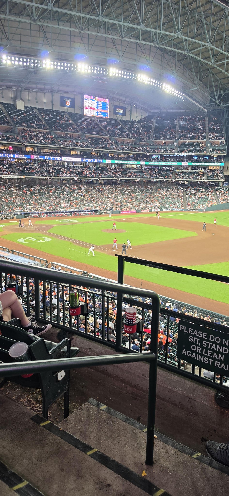 Real Fan View taken from Section 230 at Daikin Park by Crystal L