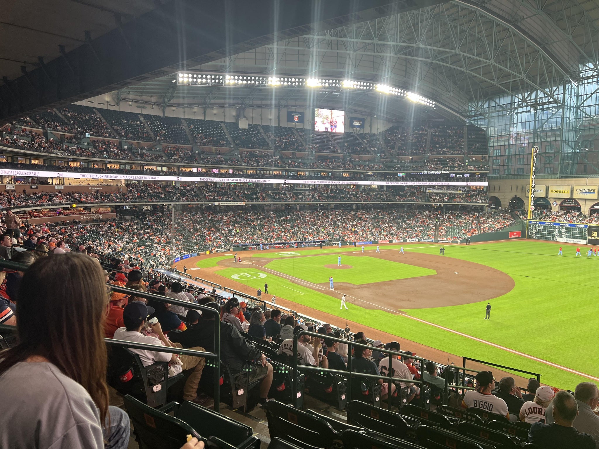 Real Fan View taken from Section 231 at Daikin Park by Diego P