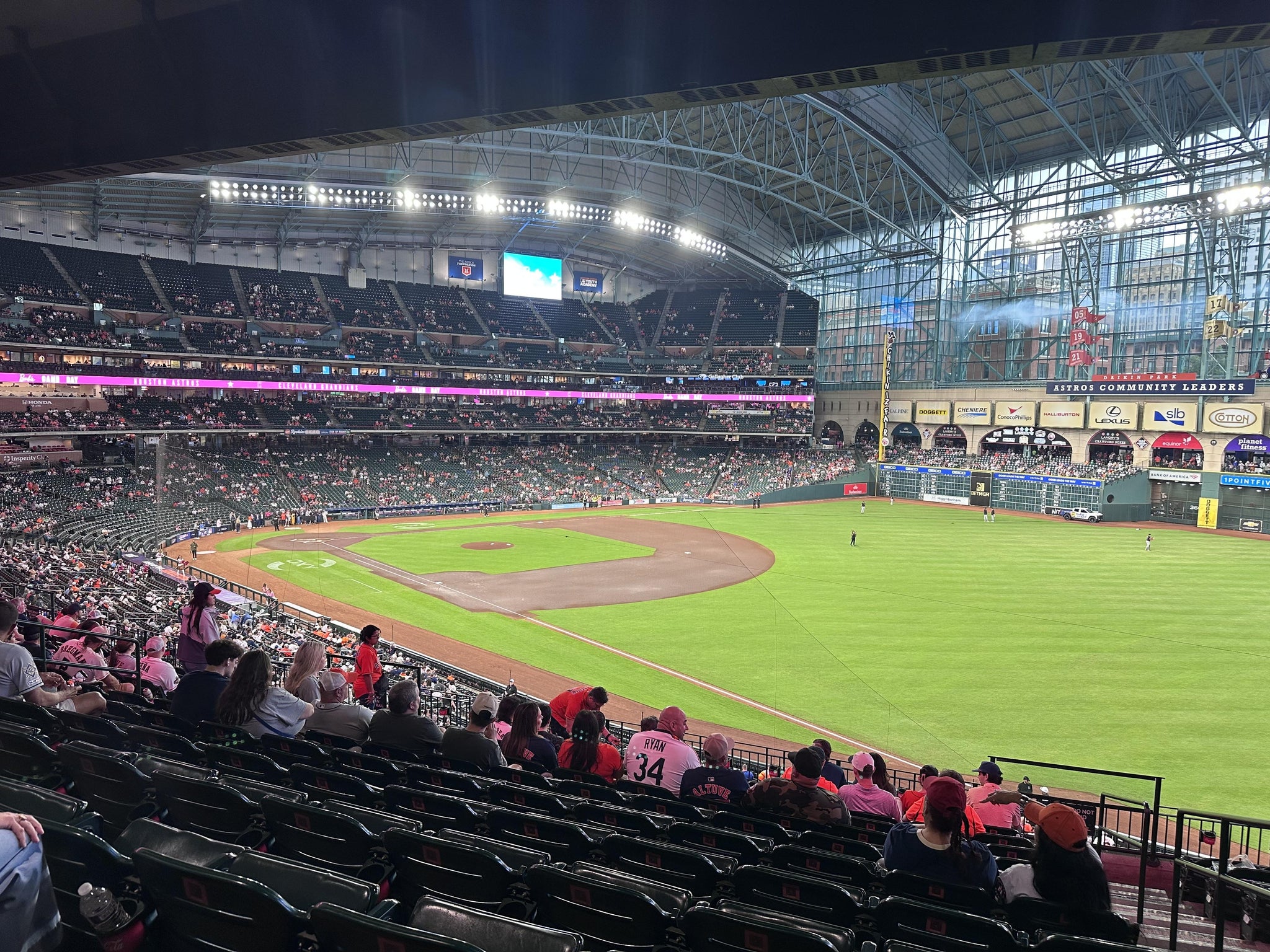 Real Fan View taken from Section 232 at Daikin Park by Carlos R
