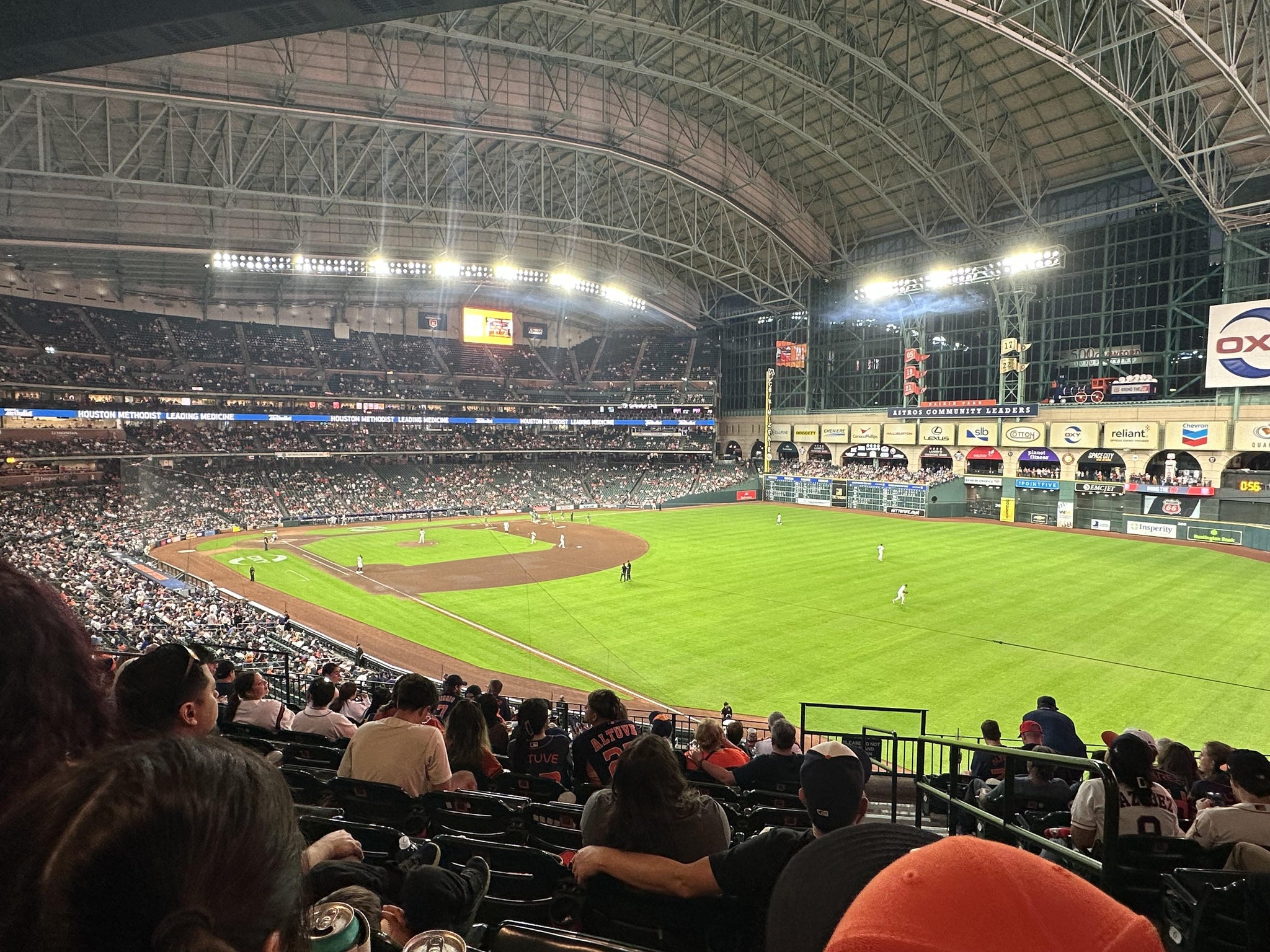 Real Fan View taken from Section 233 at Daikin Park by Eduardo H