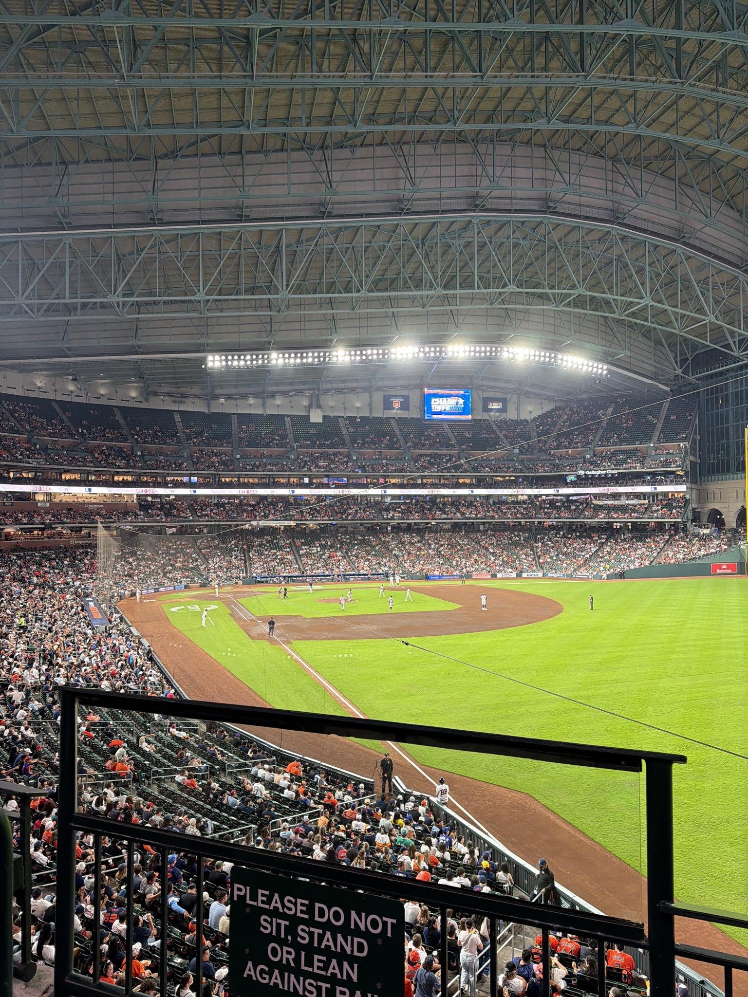 Real Fan View taken from Section 235 at Daikin Park by Baldwin S